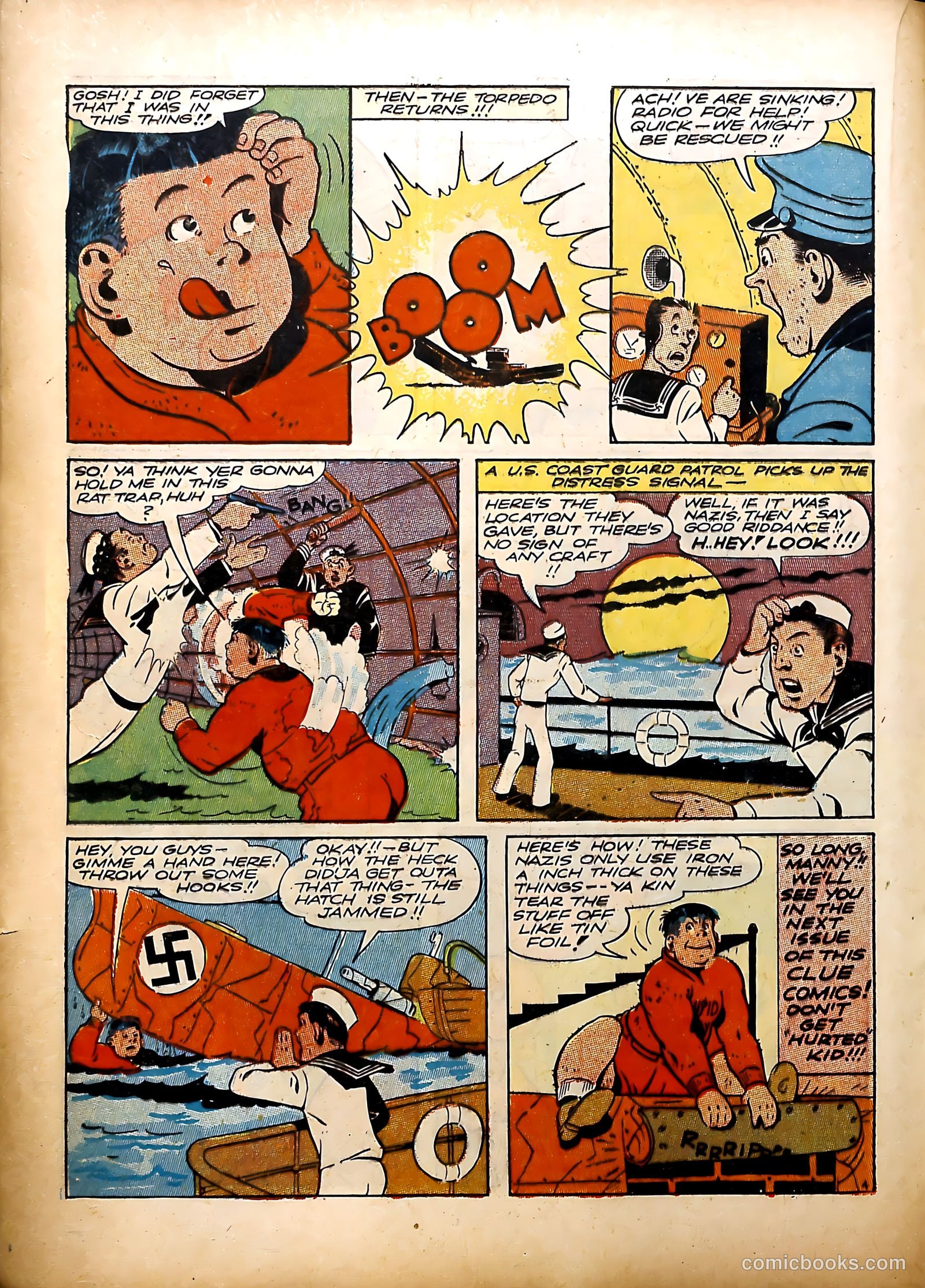 Clue Comics #3 (1943) — page 32 of 68