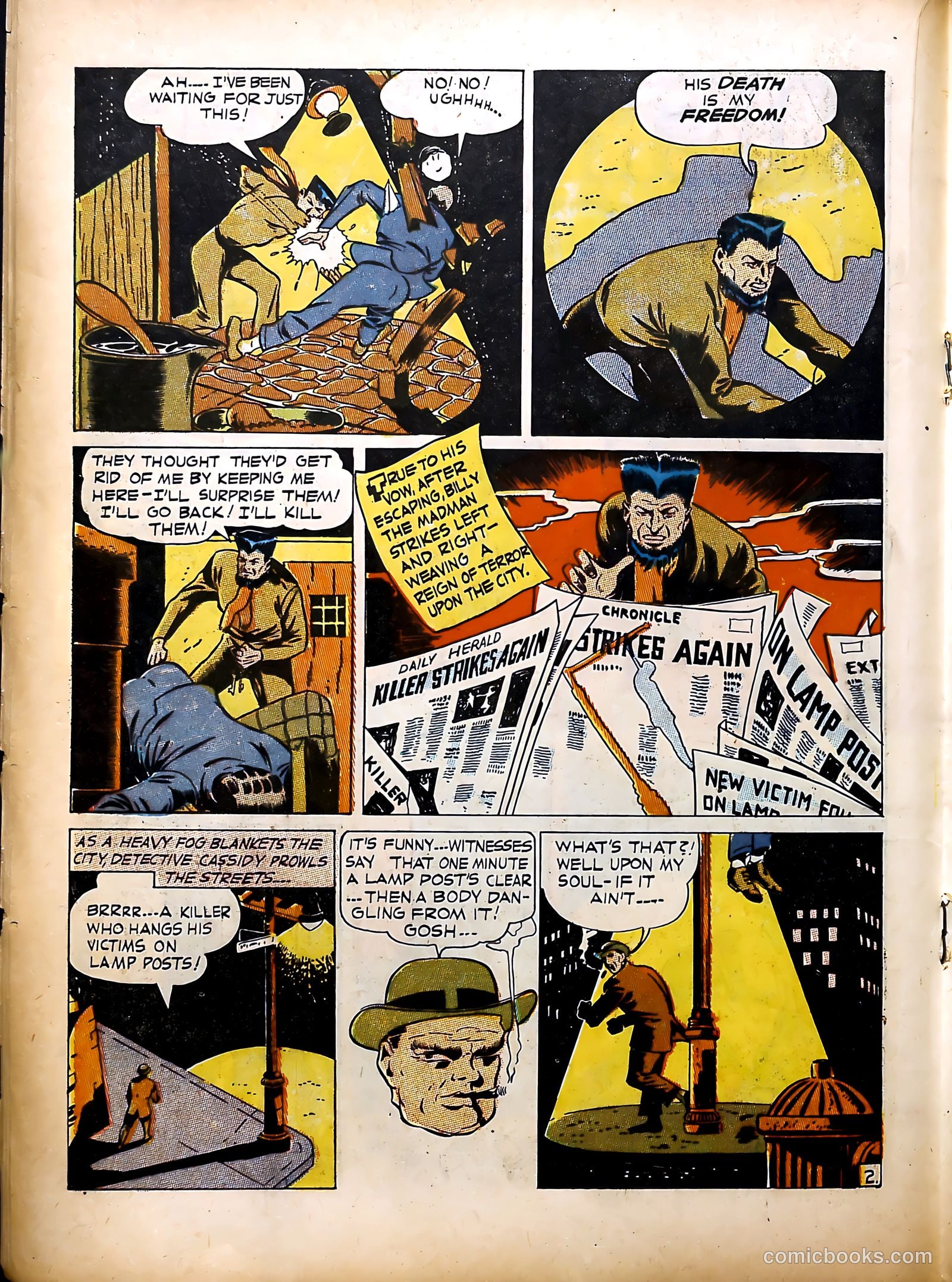 Clue Comics #3 (1943) — page 34 of 68