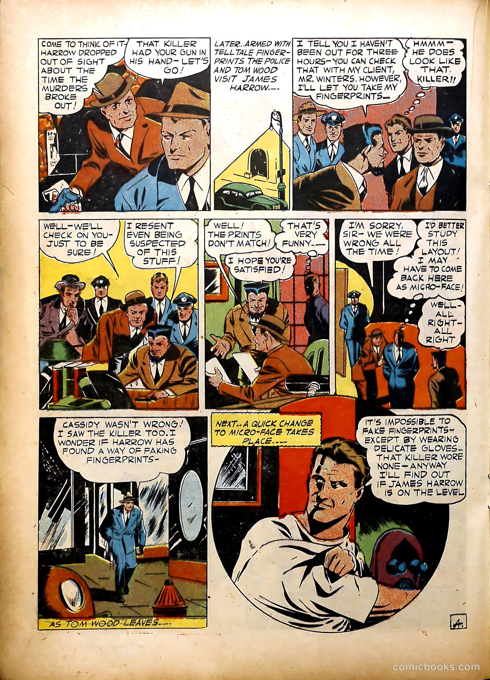 Clue Comics #3 (1943) — page 36 of 68