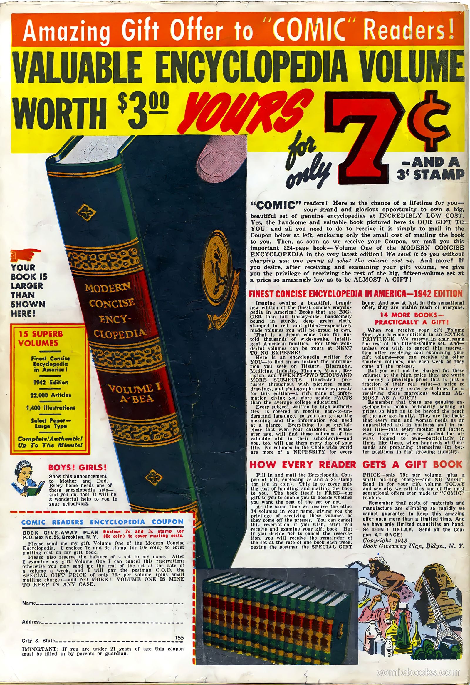 Clue Comics #3 (1943) — page 68 of 68