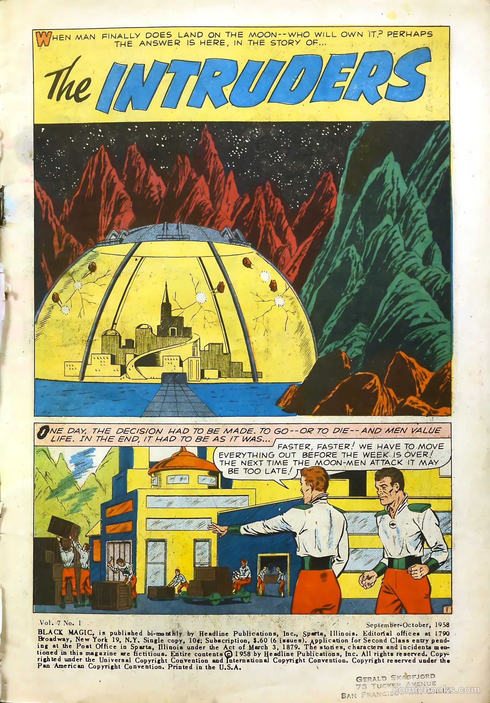 Black Magic #40 (1958) — page 3 of 36