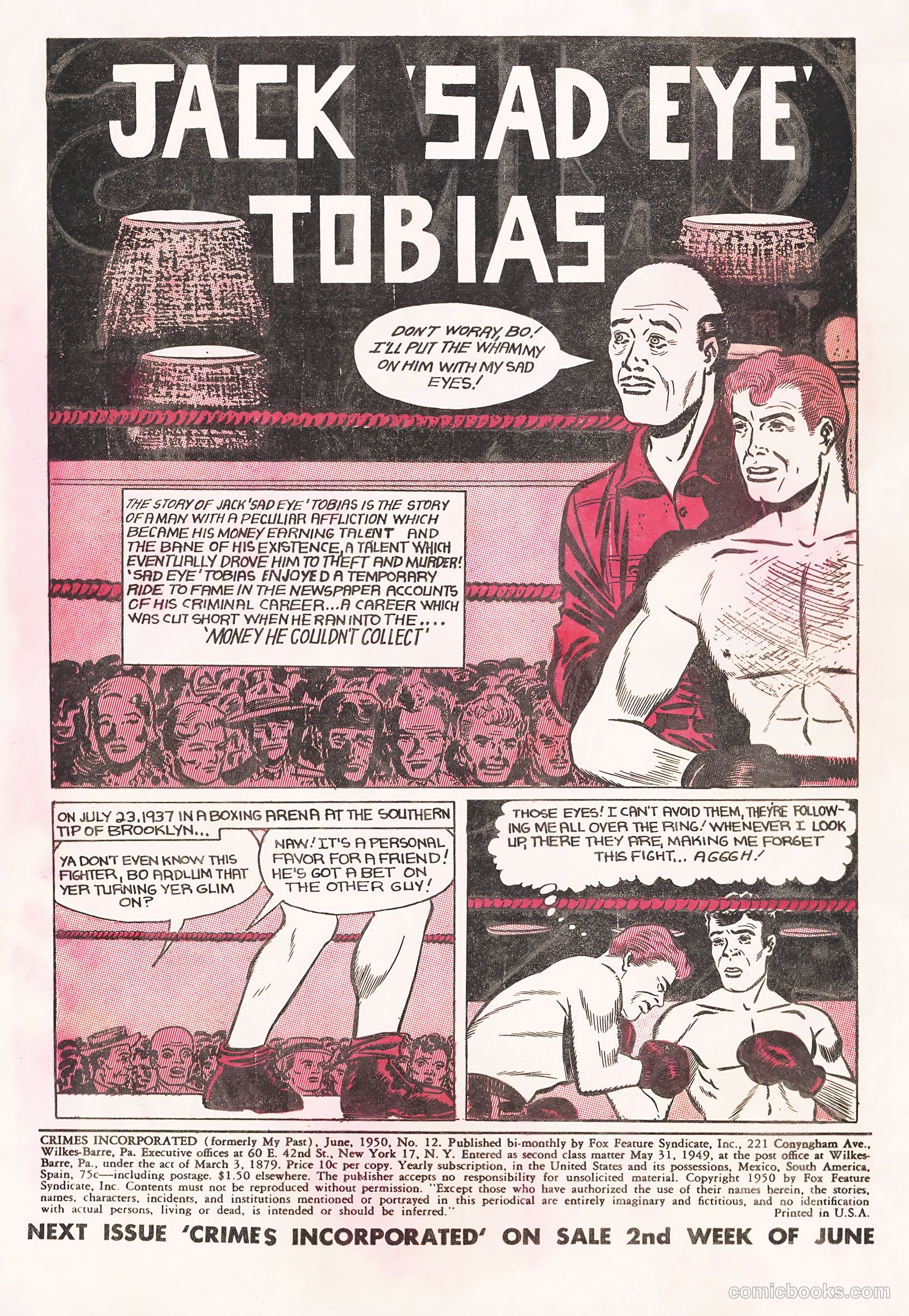 Crimes Incorporated #12 (1950) — page 2 of 36