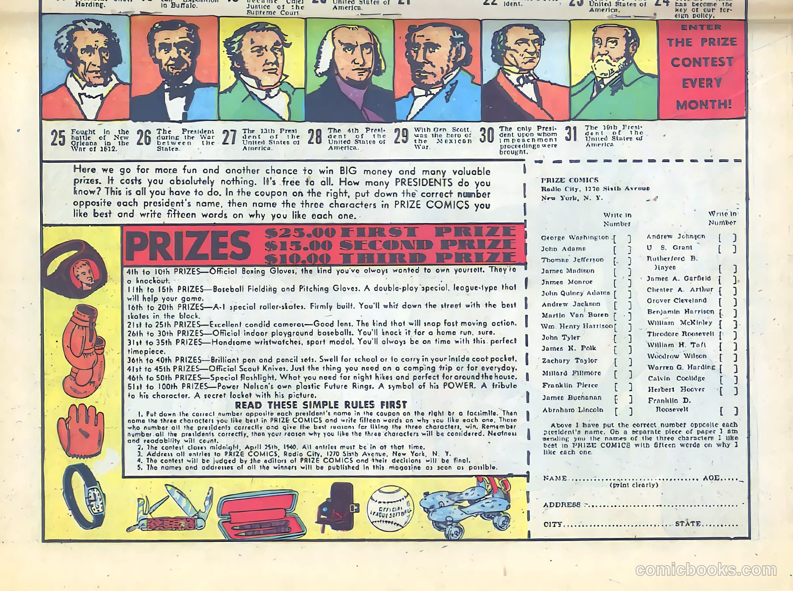 Prize Comics #3 (1940) — page 35 of 68
