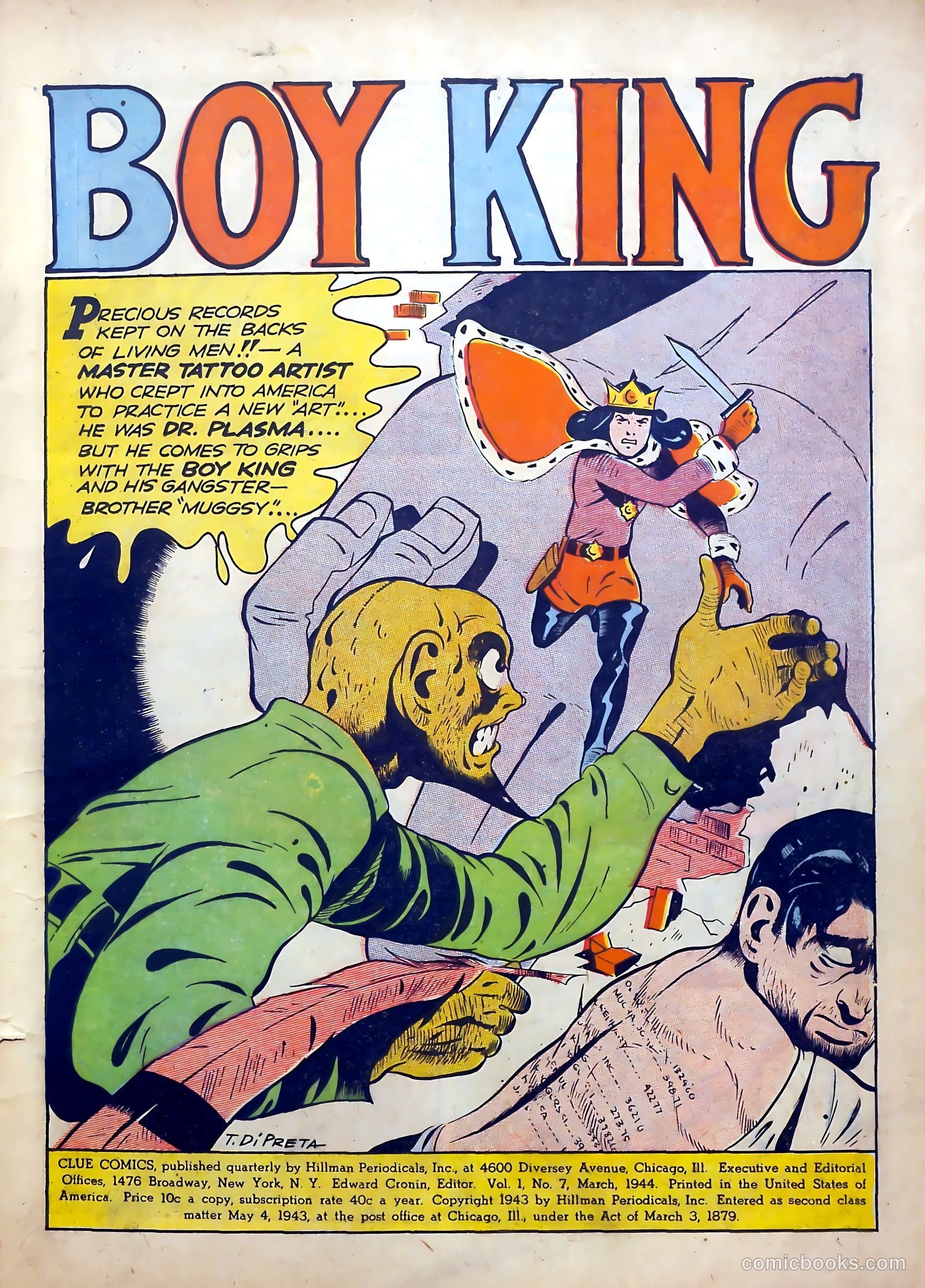 Clue Comics #7 (1944) — page 3 of 68