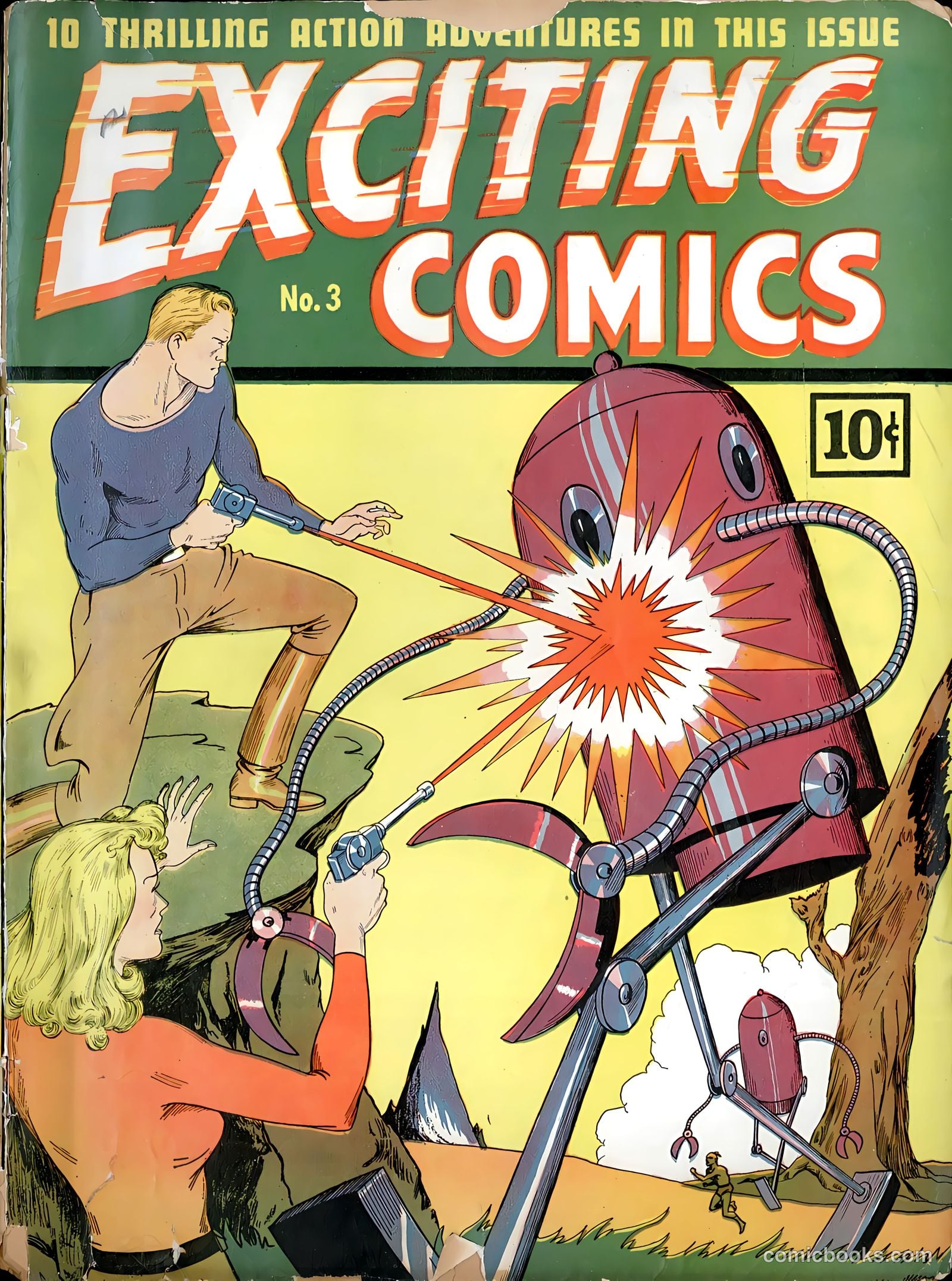 Exciting Comics #3 (1940) — page 2 of 69