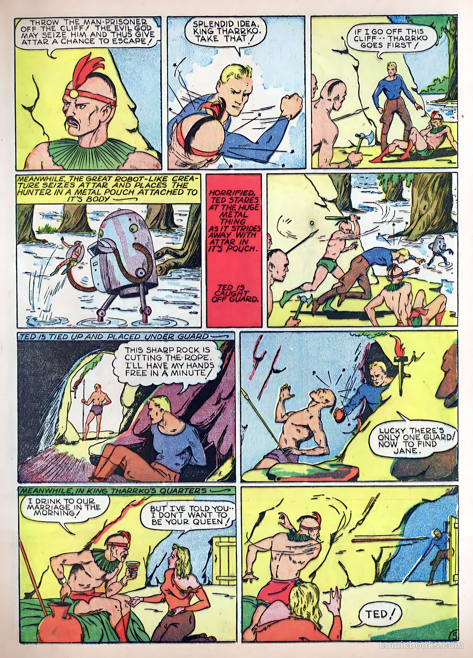 Exciting Comics #3 (1940) — page 8 of 69