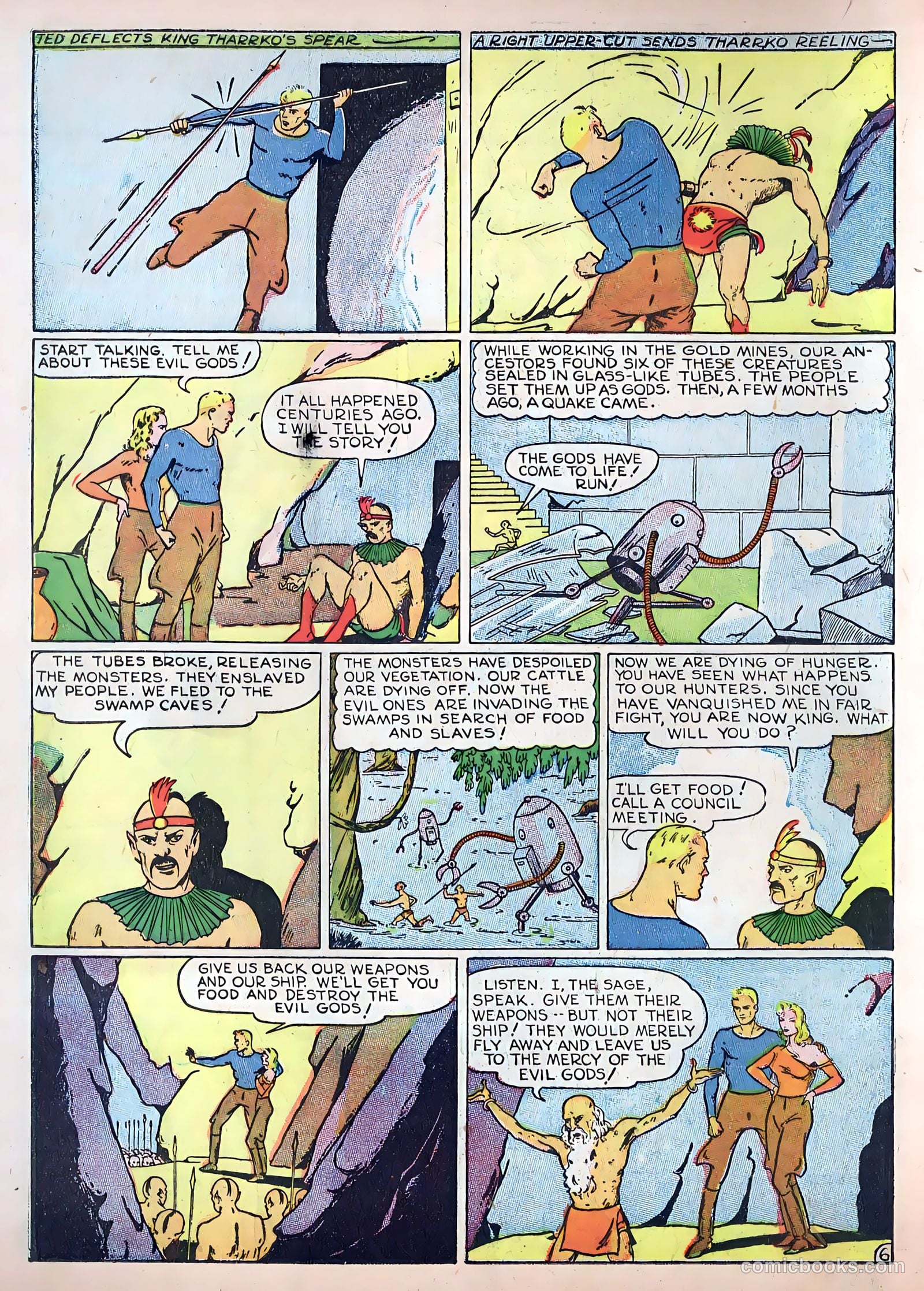 Exciting Comics #3 (1940) — page 9 of 69
