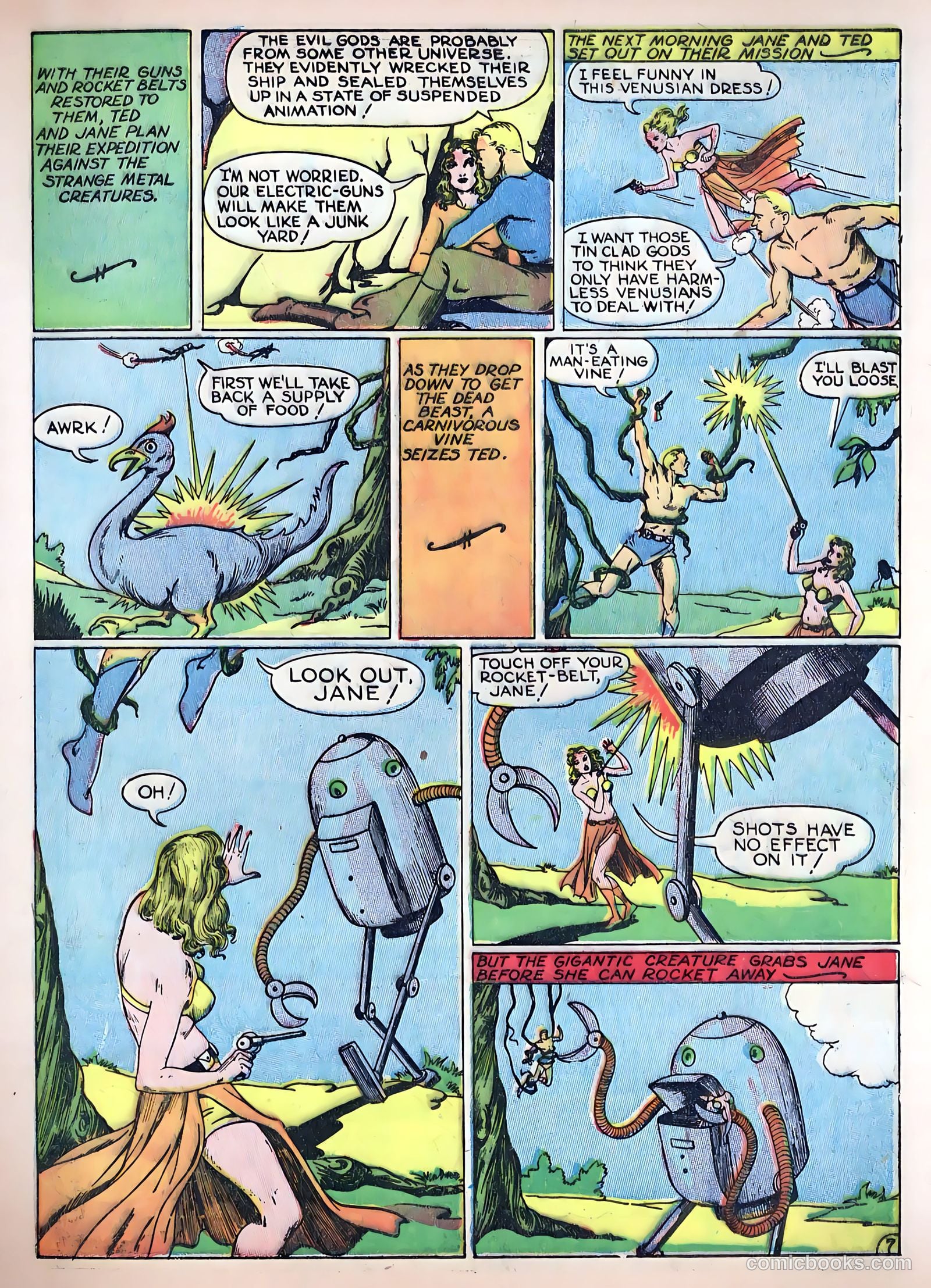 Exciting Comics #3 (1940) — page 10 of 69