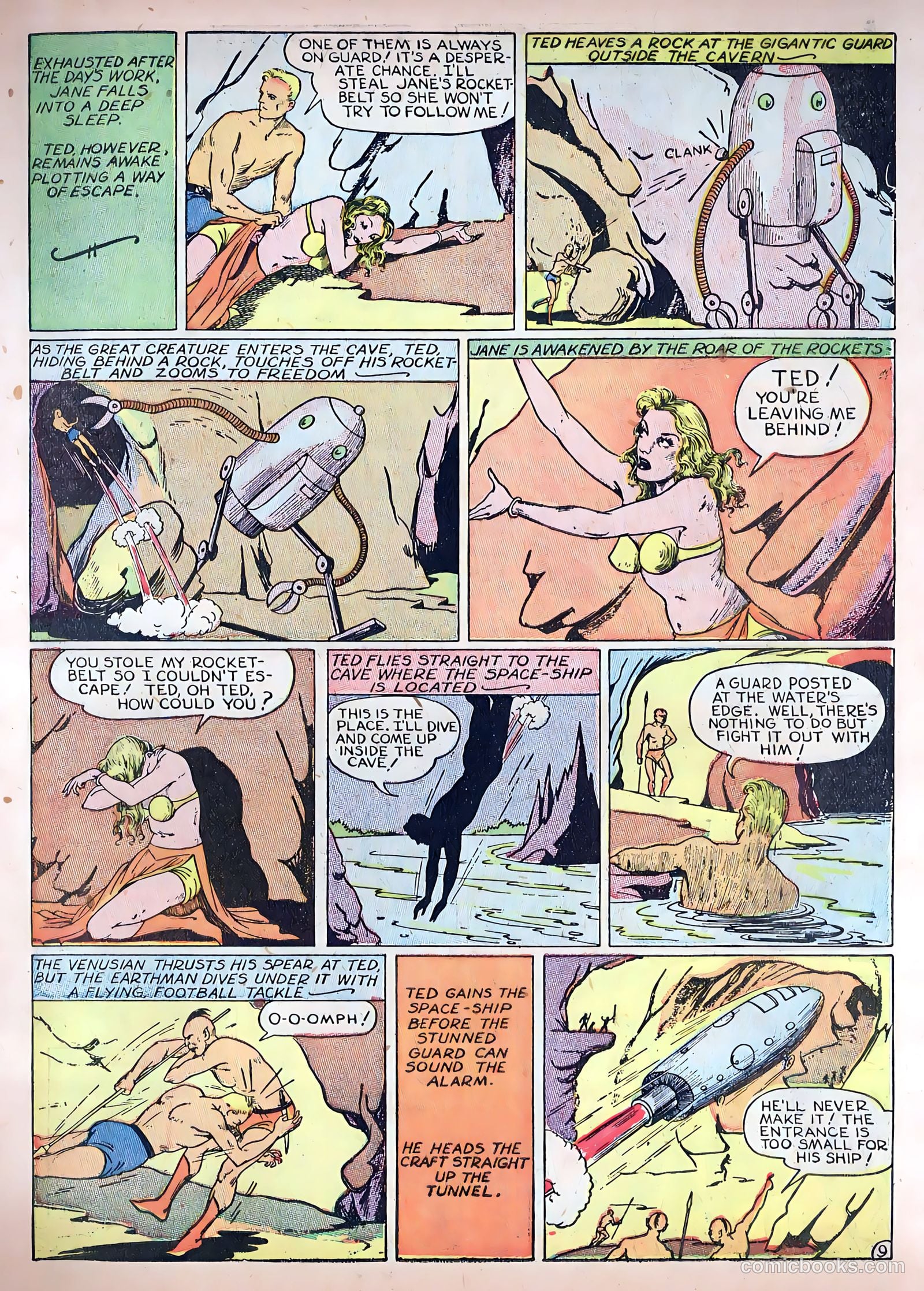 Exciting Comics #3 (1940) — page 12 of 69
