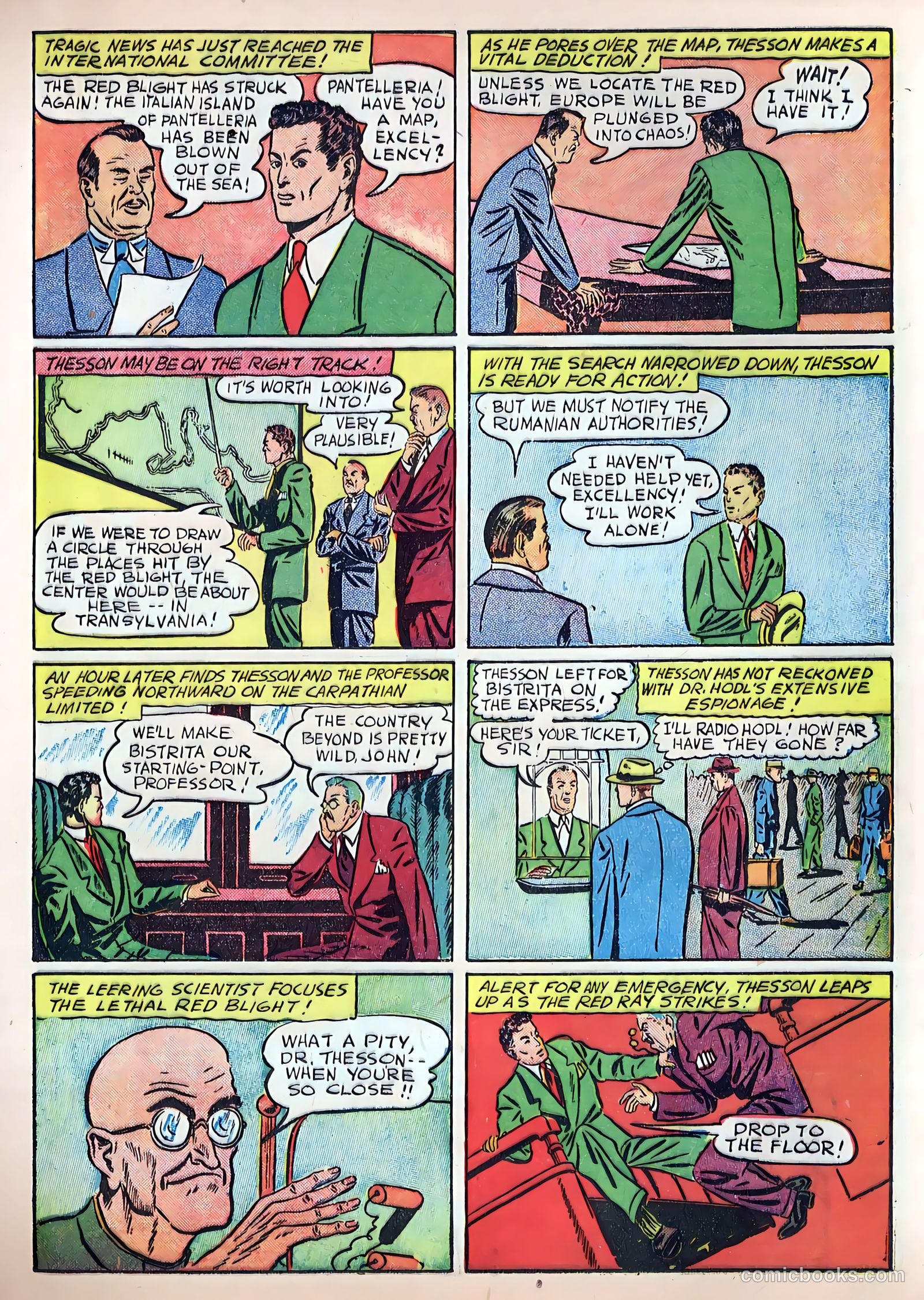 Exciting Comics #3 (1940) — page 32 of 69