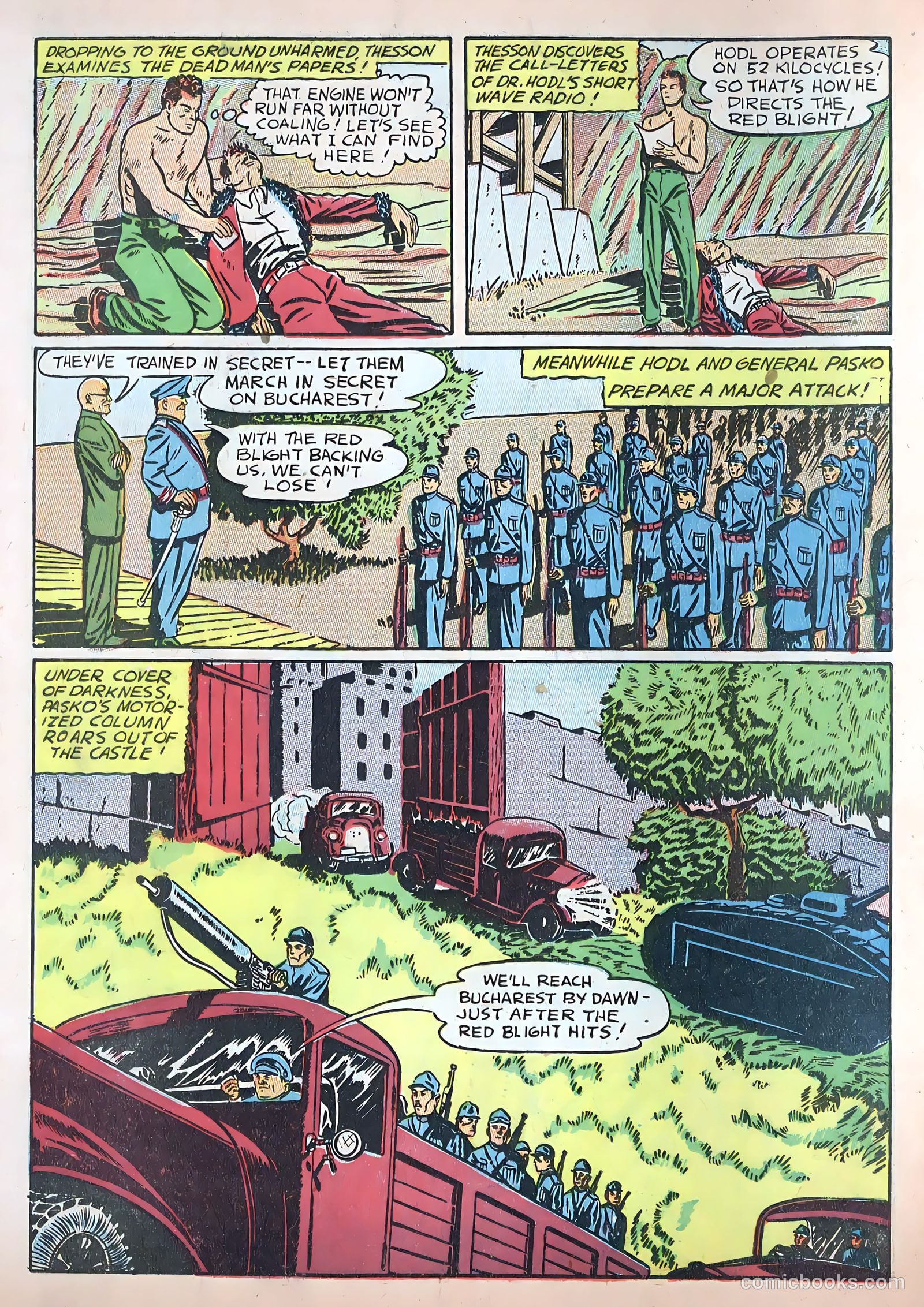 Exciting Comics #3 (1940) — page 35 of 69
