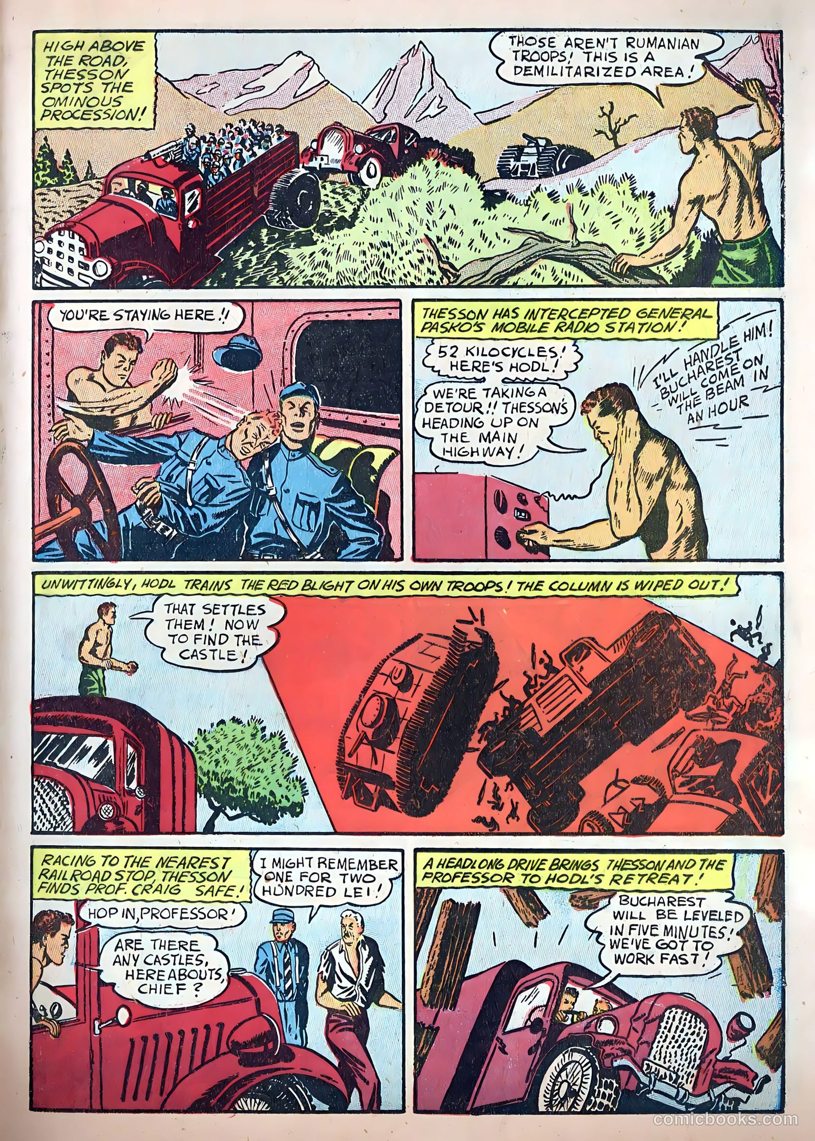 Exciting Comics #3 (1940) — page 36 of 69