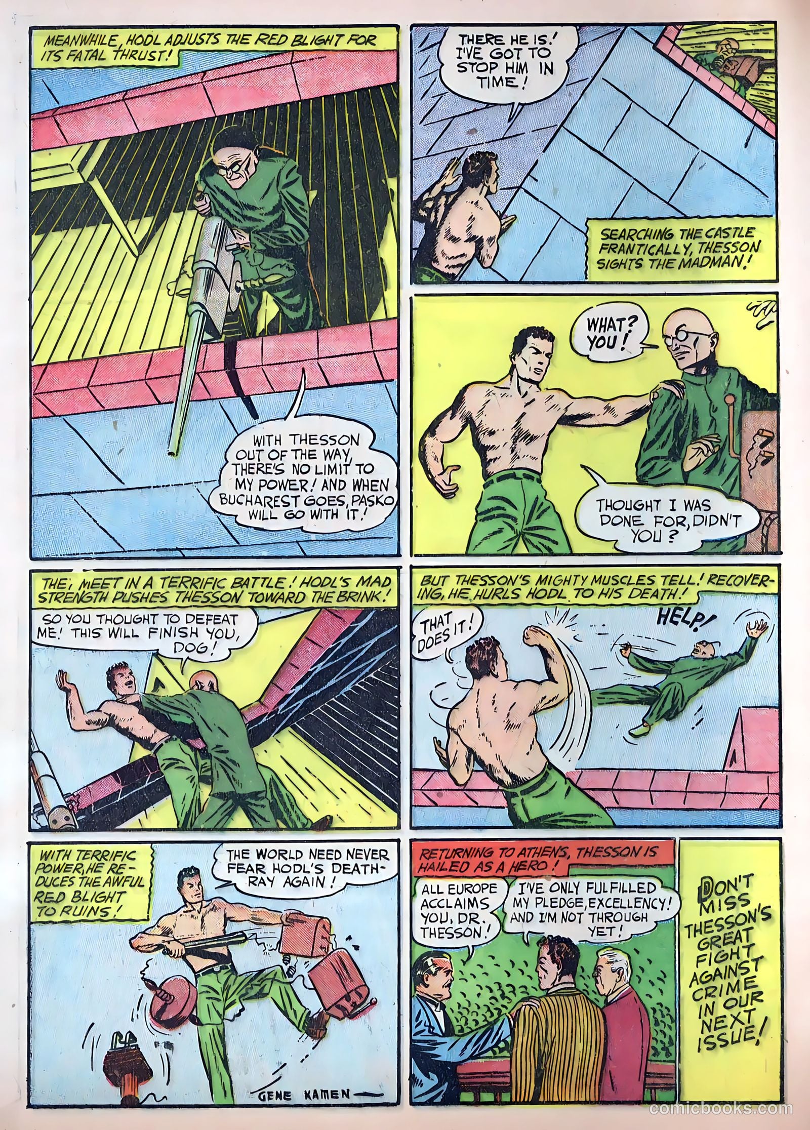 Exciting Comics #3 (1940) — page 37 of 69