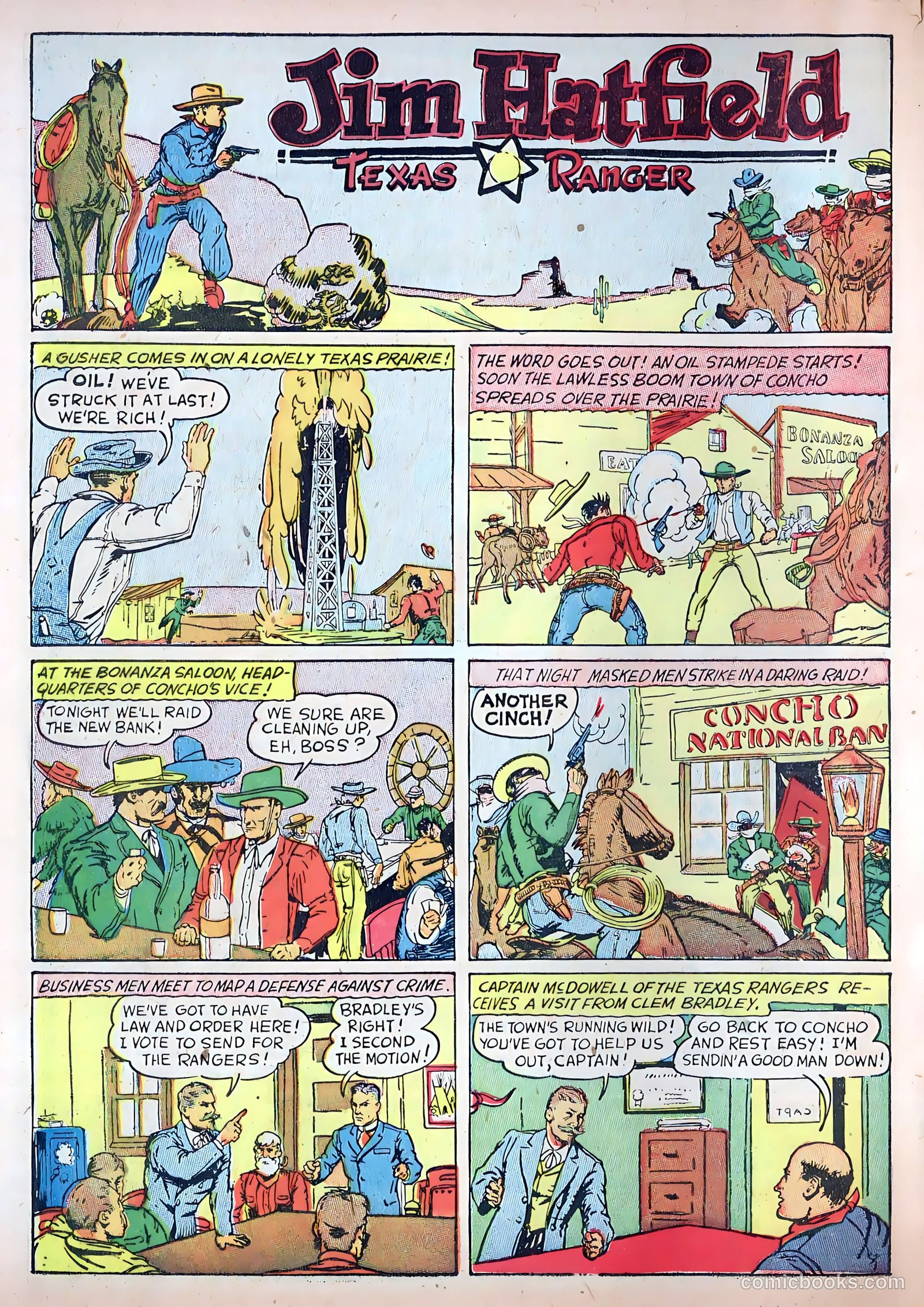 Exciting Comics #3 (1940) — page 59 of 69