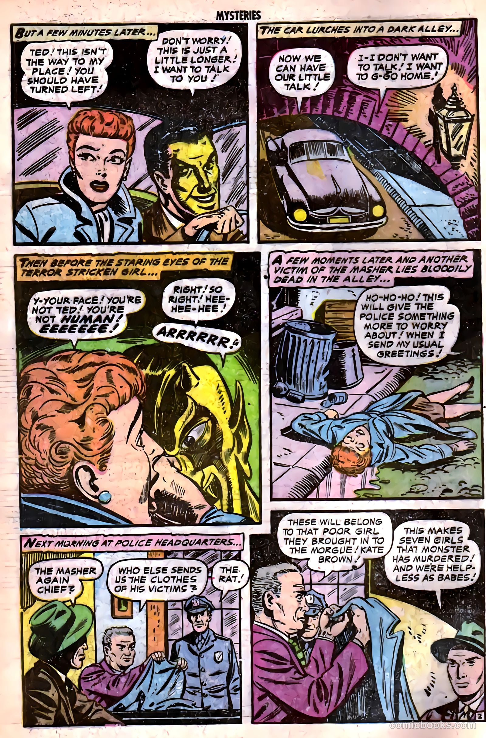 Mysteries Weird and Strange #7 (1954) — page 4 of 36