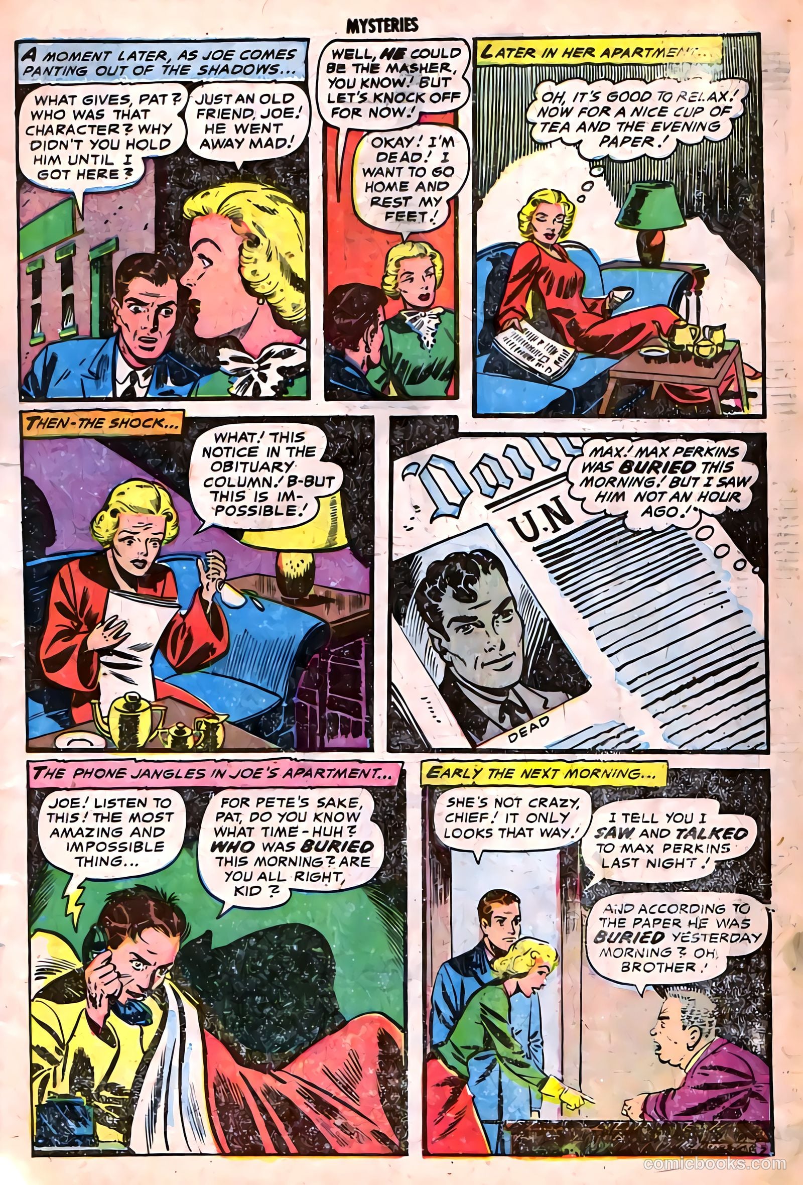 Mysteries Weird and Strange #7 (1954) — page 7 of 36