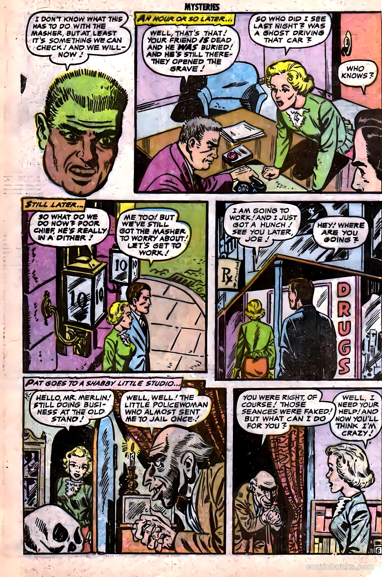 Mysteries Weird and Strange #7 (1954) — page 8 of 36