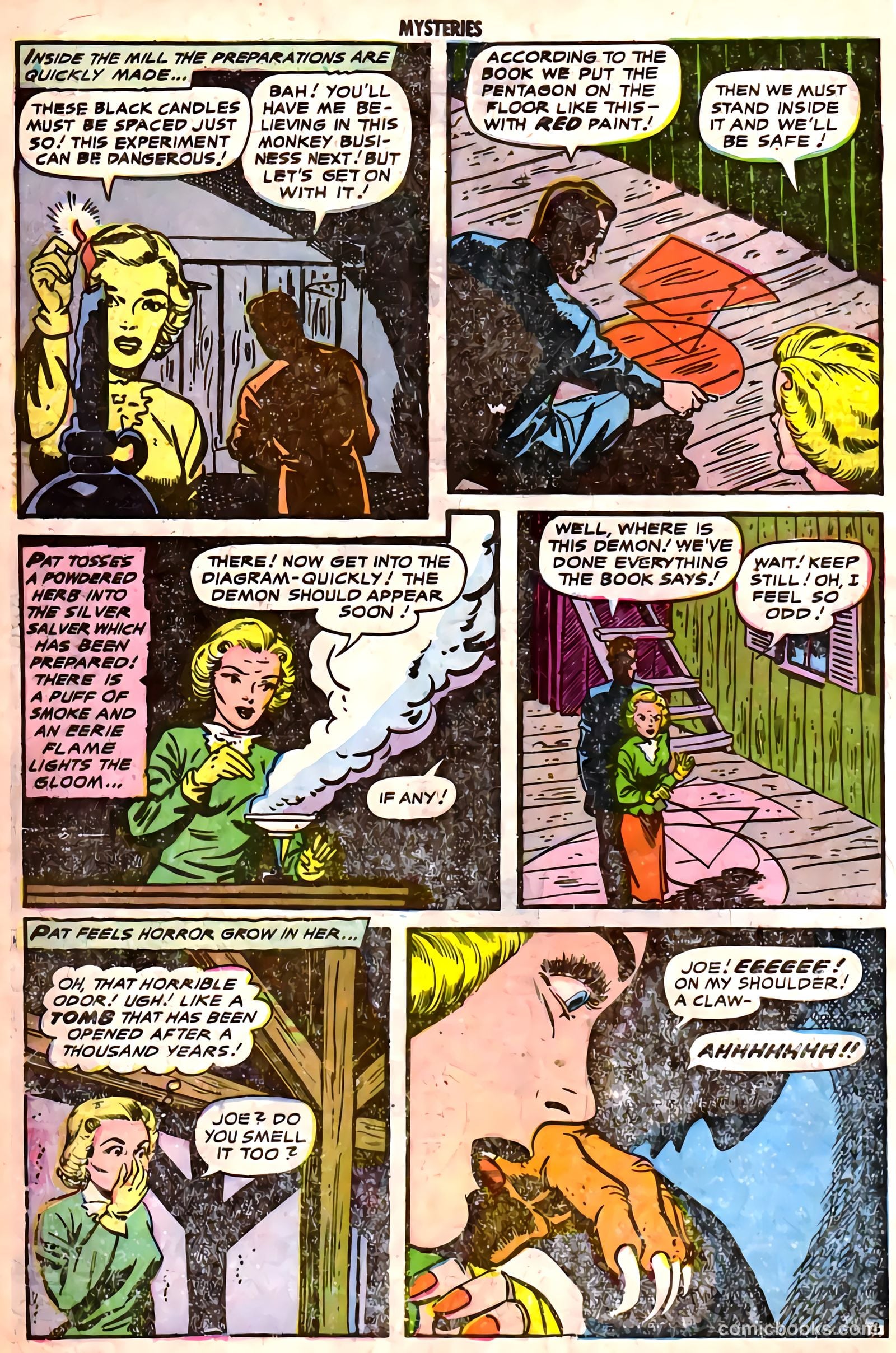 Mysteries Weird and Strange #7 (1954) — page 10 of 36