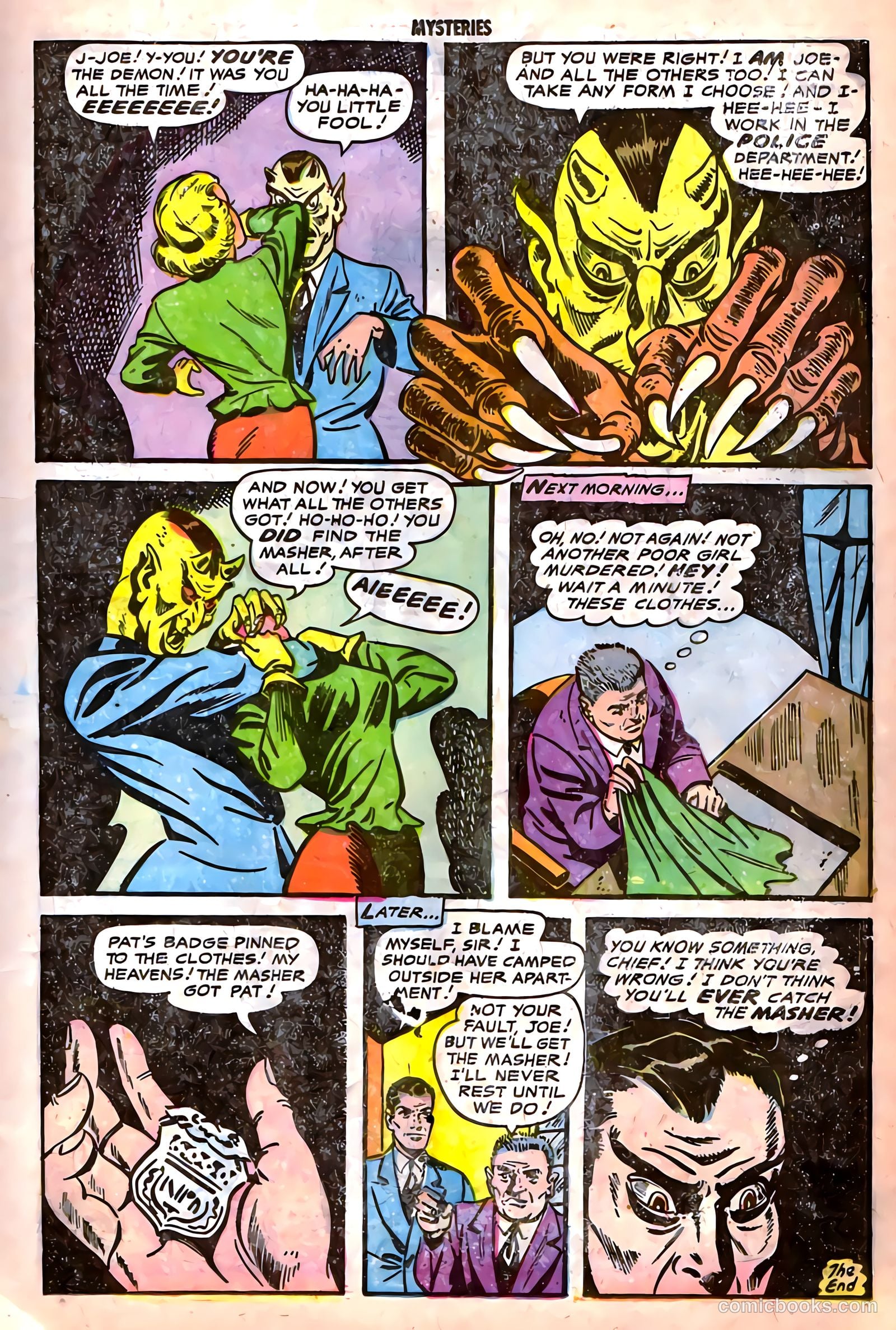 Mysteries Weird and Strange #7 (1954) — page 11 of 36