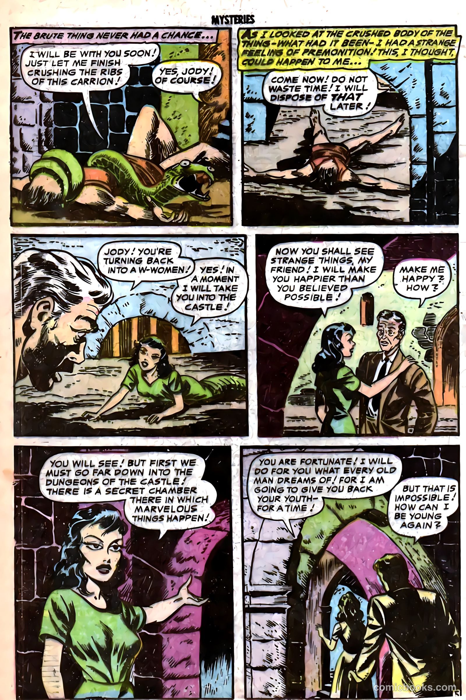 Mysteries Weird and Strange #7 (1954) — page 16 of 36