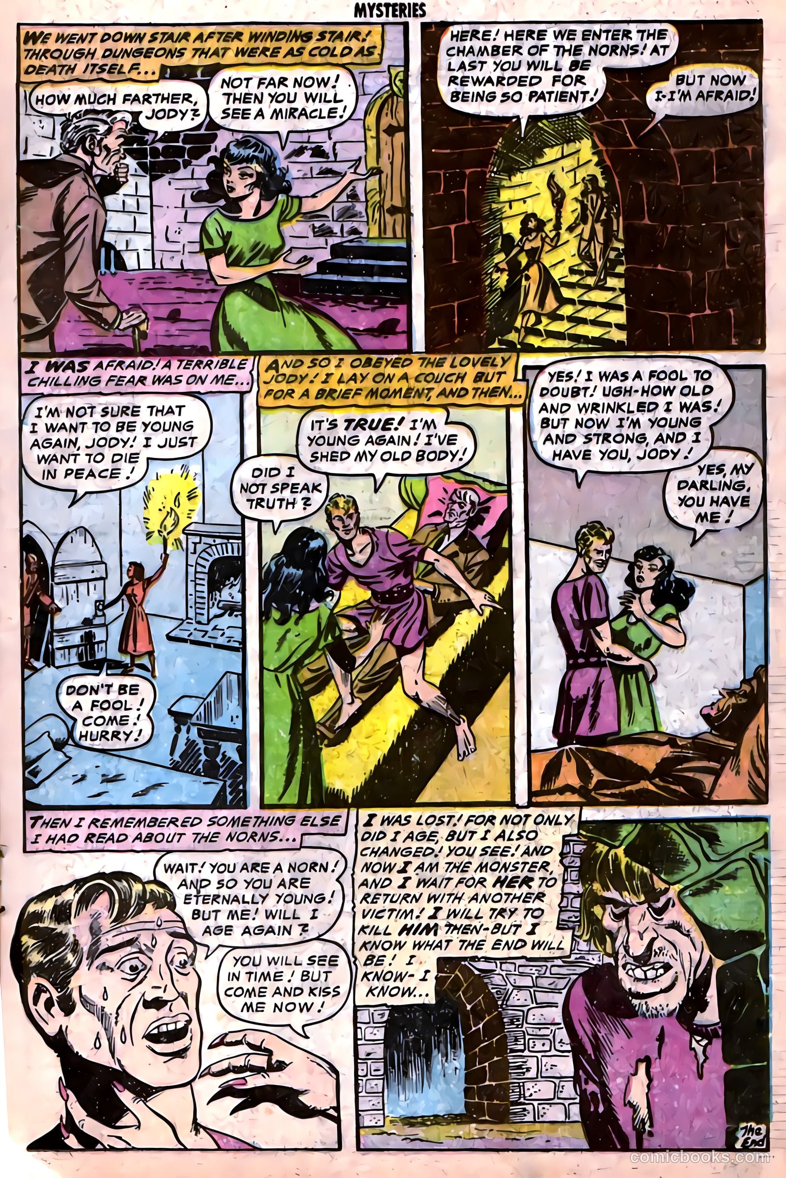 Mysteries Weird and Strange #7 (1954) — page 17 of 36