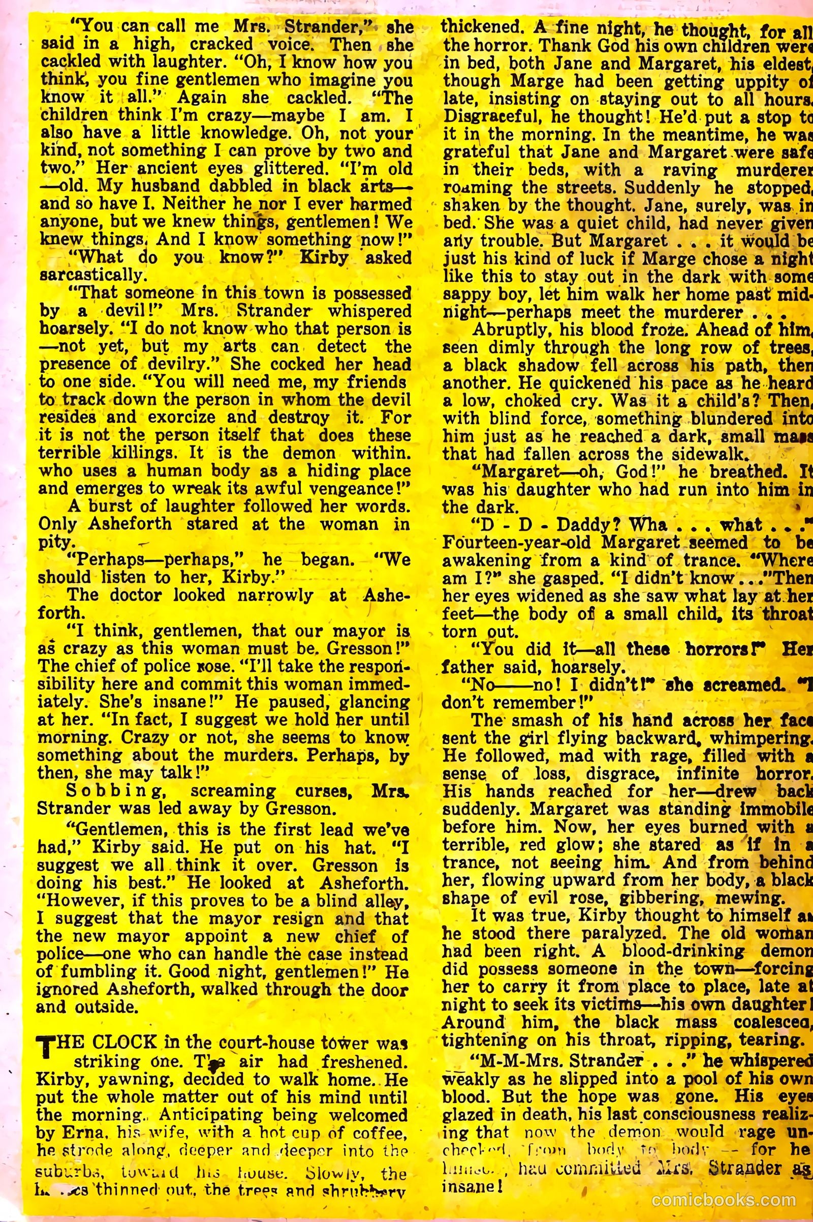 Mysteries Weird and Strange #7 (1954) — page 19 of 36