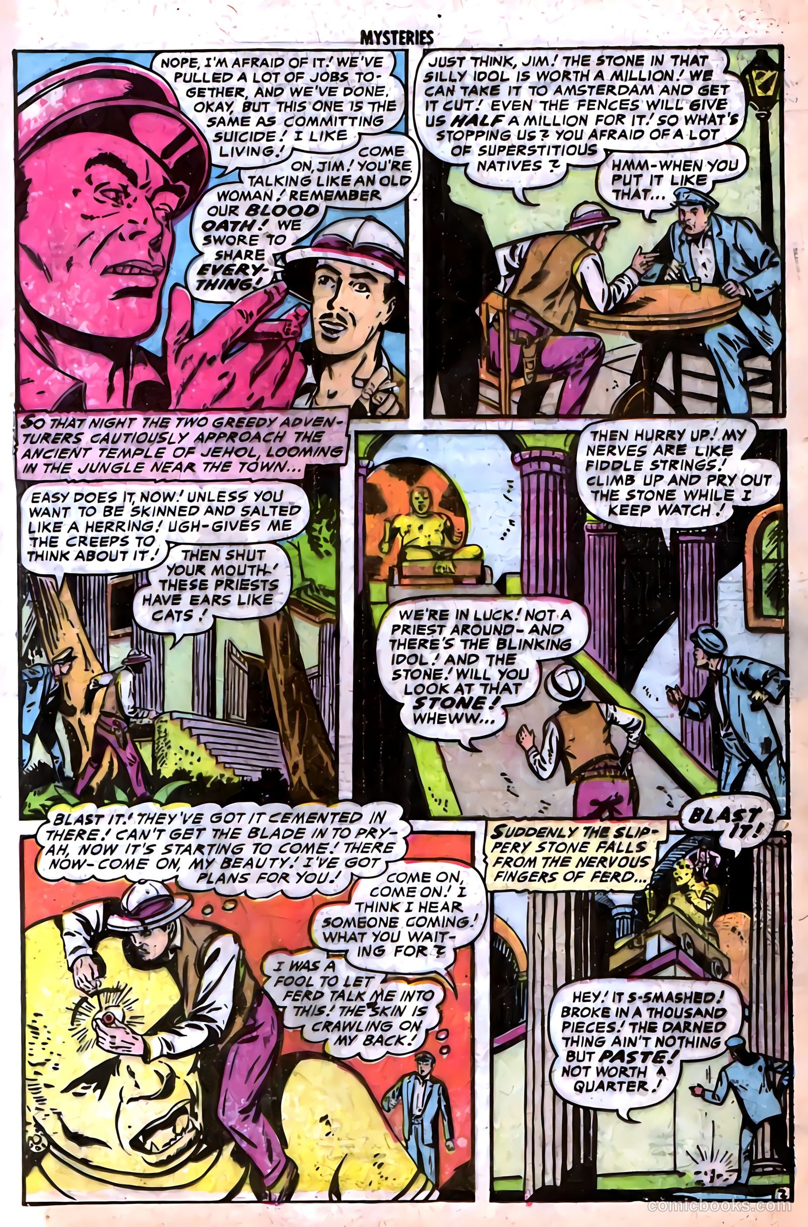 Mysteries Weird and Strange #7 (1954) — page 21 of 36