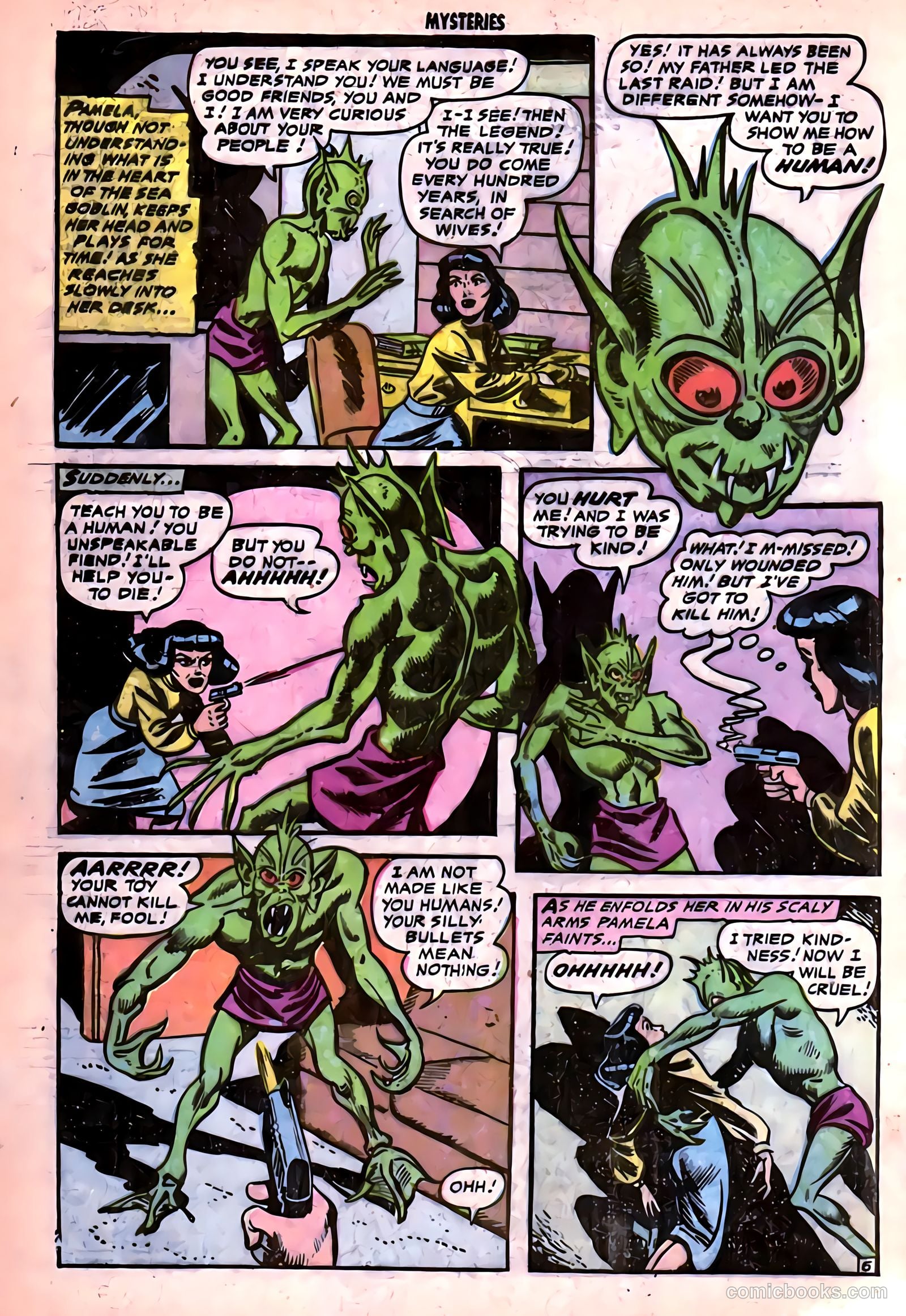 Mysteries Weird and Strange #7 (1954) — page 32 of 36