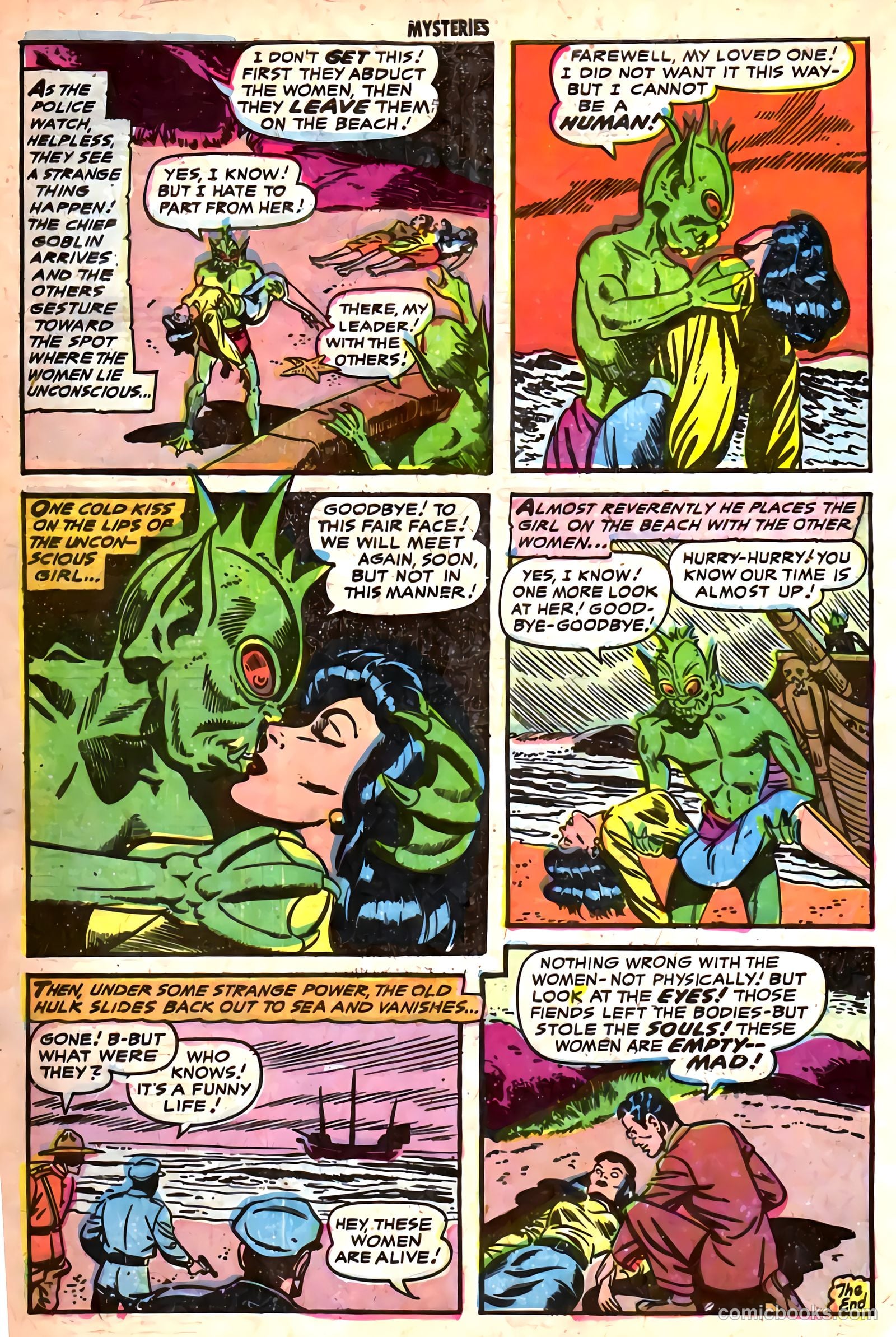 Mysteries Weird and Strange #7 (1954) — page 34 of 36