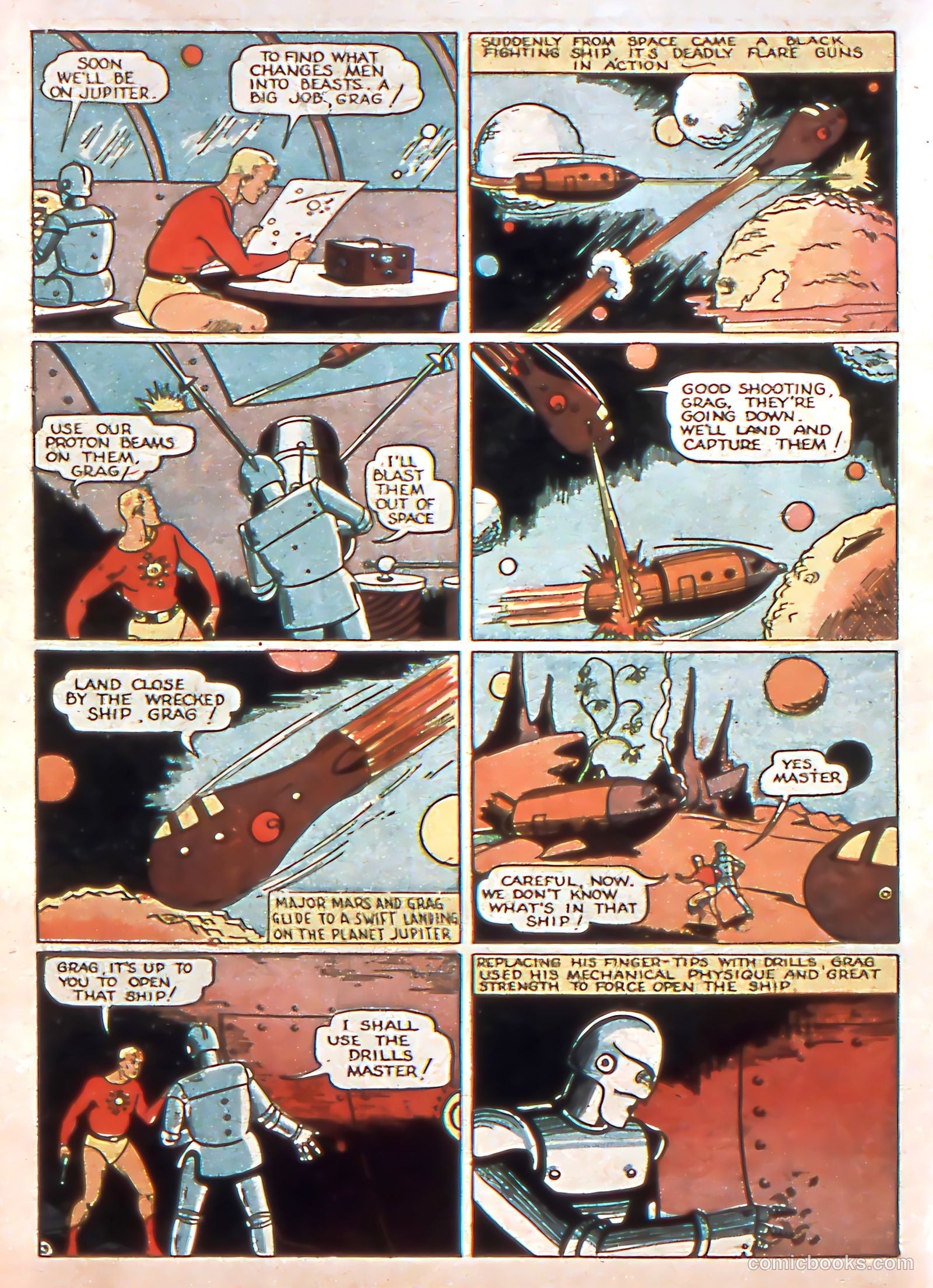 Exciting Comics #1 (1945) — page 16 of 68