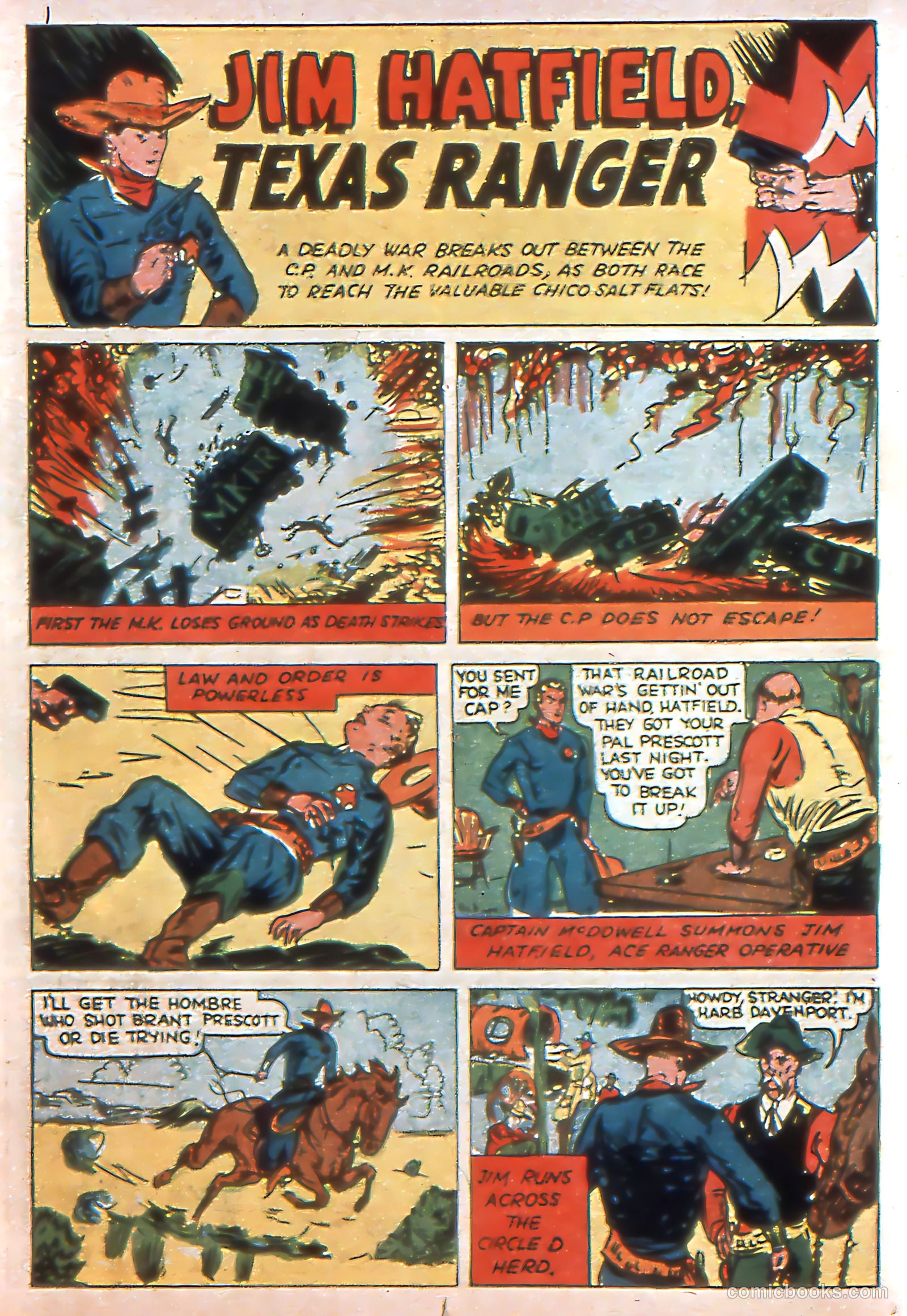 Exciting Comics #1 (1945) — page 32 of 68