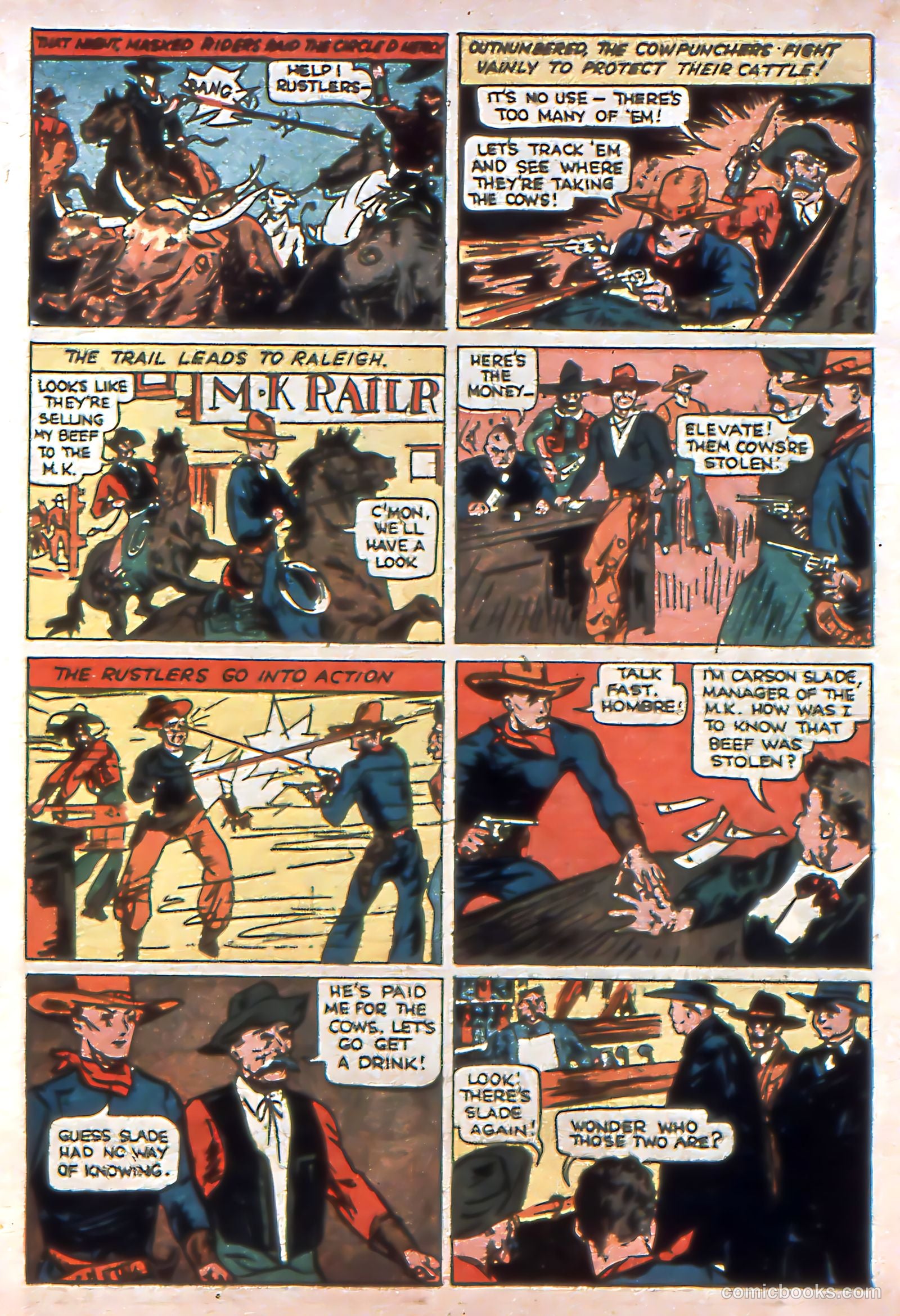 Exciting Comics #1 (1945) — page 33 of 68