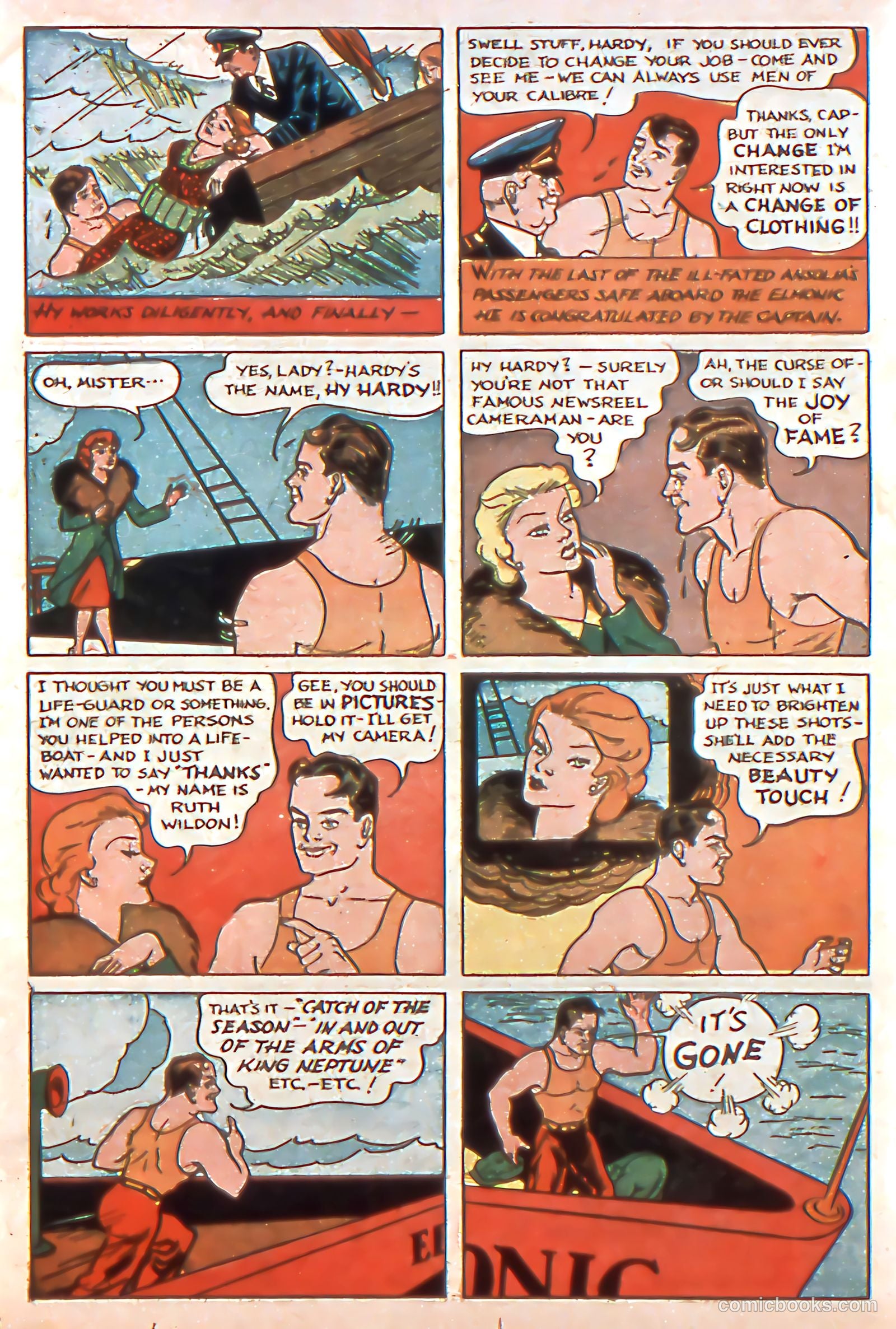 Exciting Comics #1 (1945) — page 48 of 68