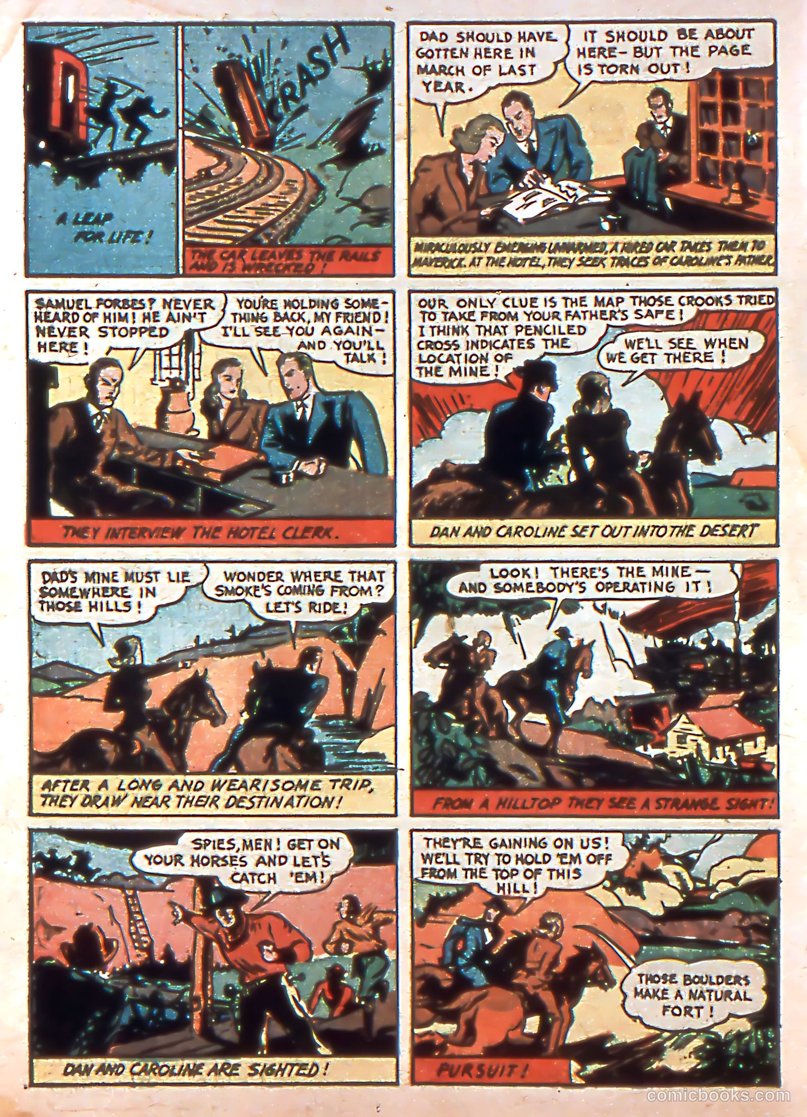Exciting Comics #1 (1945) — page 60 of 68
