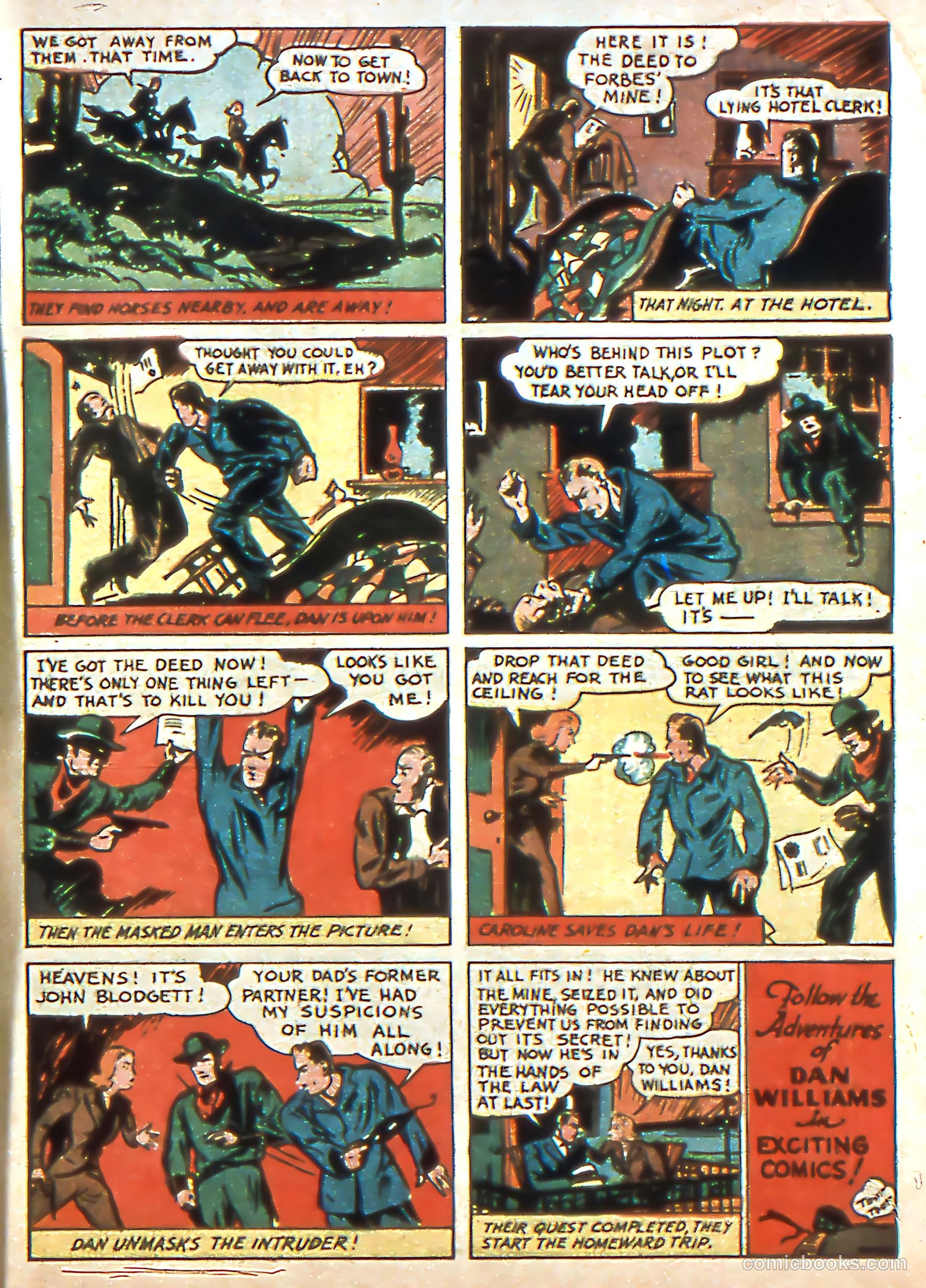 Exciting Comics #1 (1945) — page 63 of 68