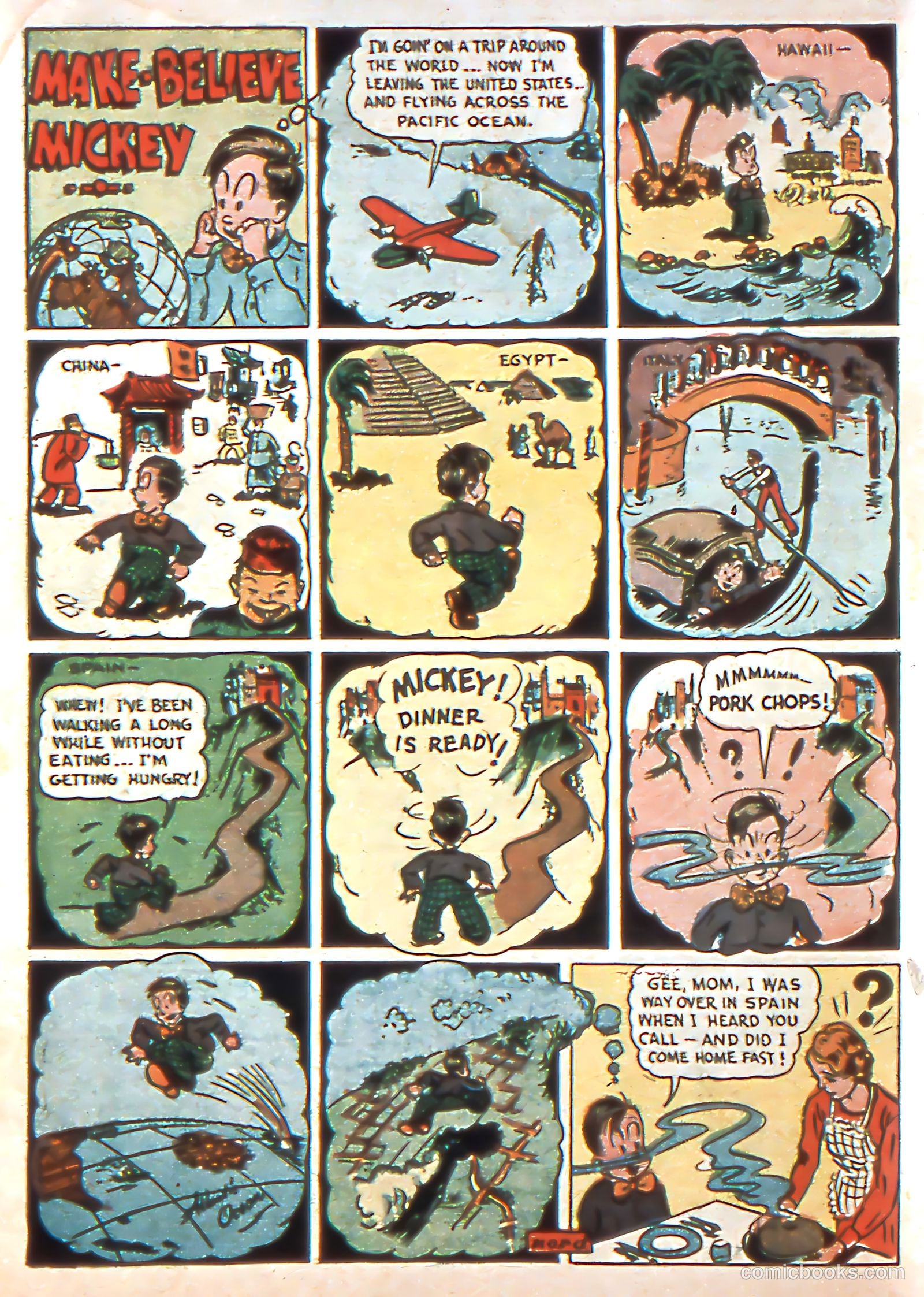 Exciting Comics #1 (1945) — page 64 of 68