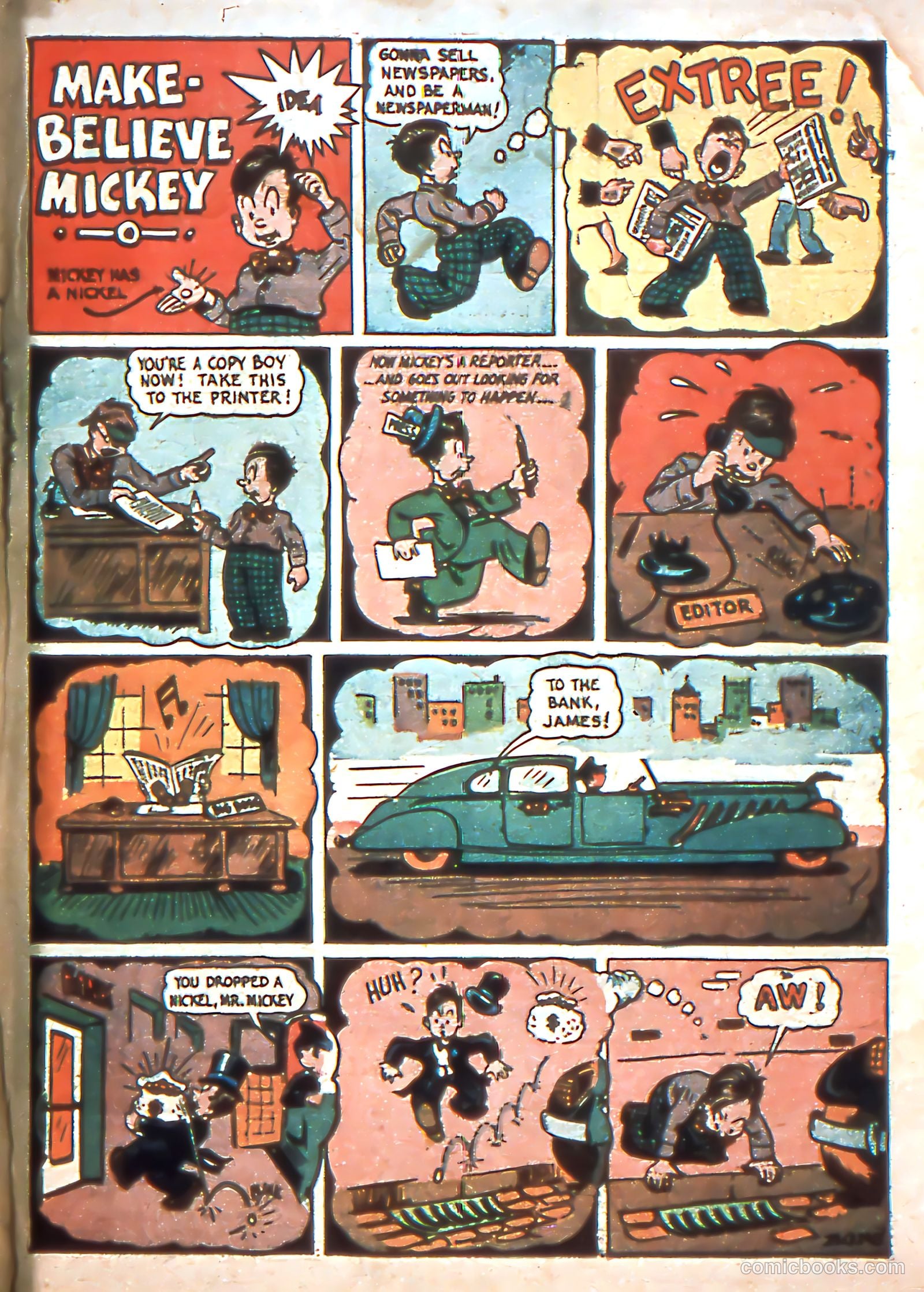Exciting Comics #1 (1945) — page 65 of 68