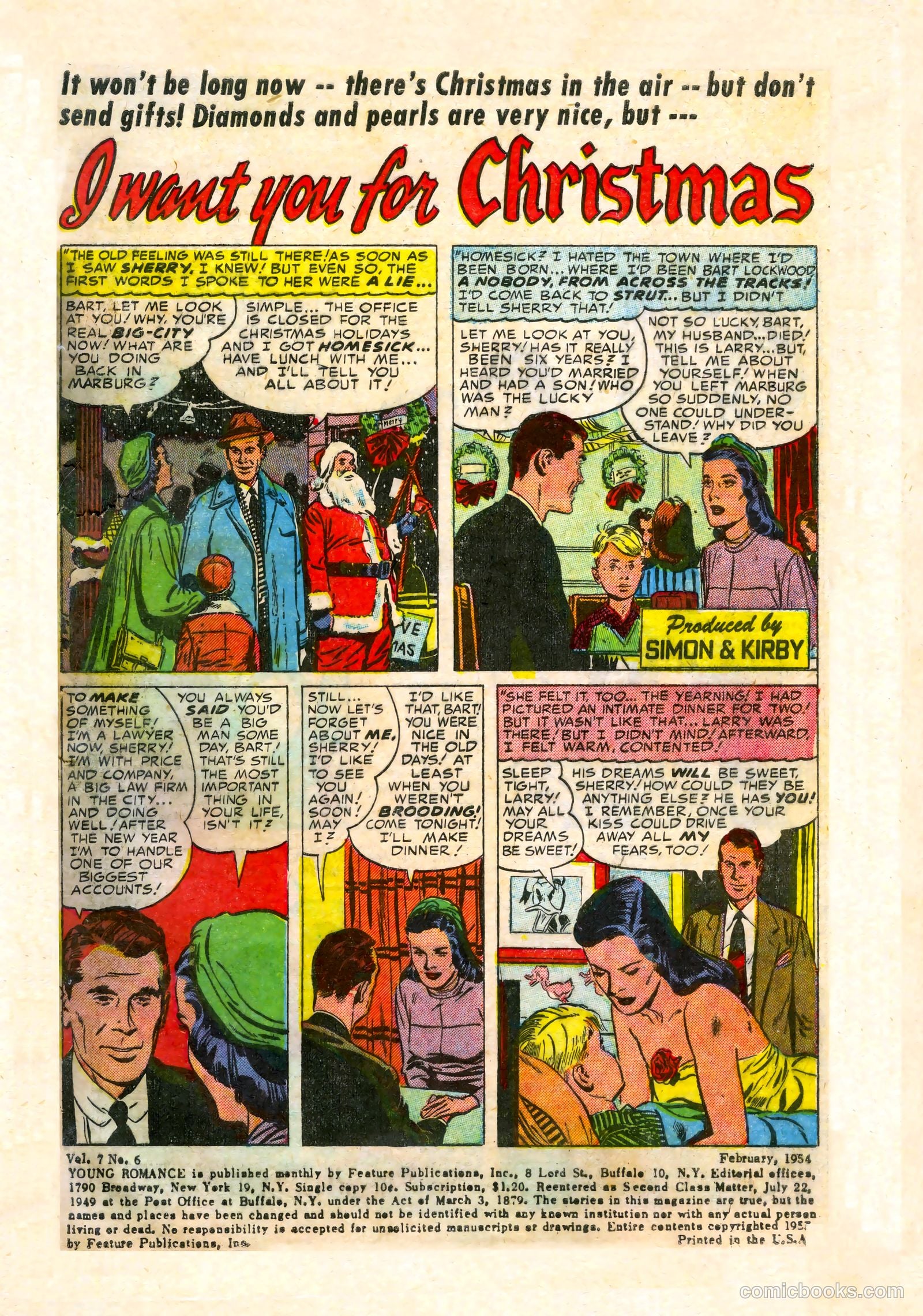 Young Romance #66 (1954) — page 3 of 36