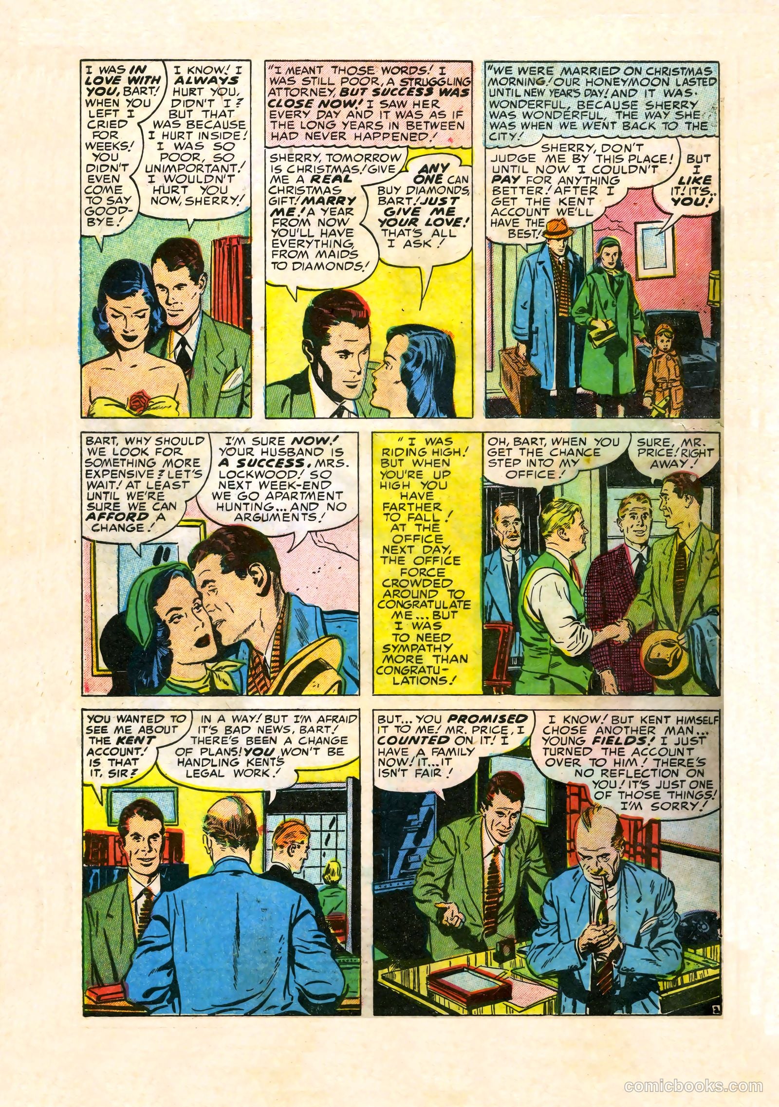 Young Romance #66 (1954) — page 4 of 36