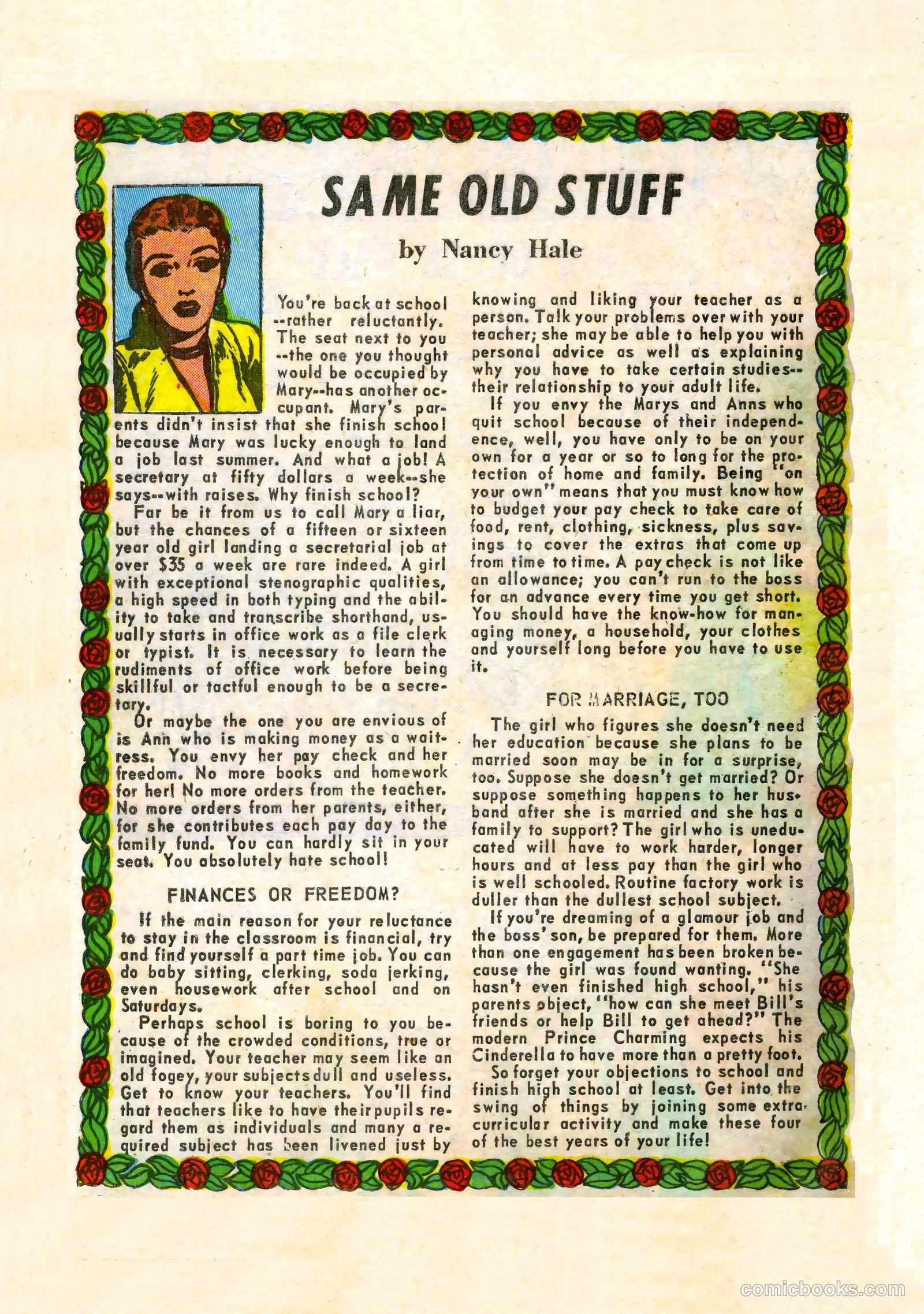 Young Romance #66 (1954) — page 10 of 36