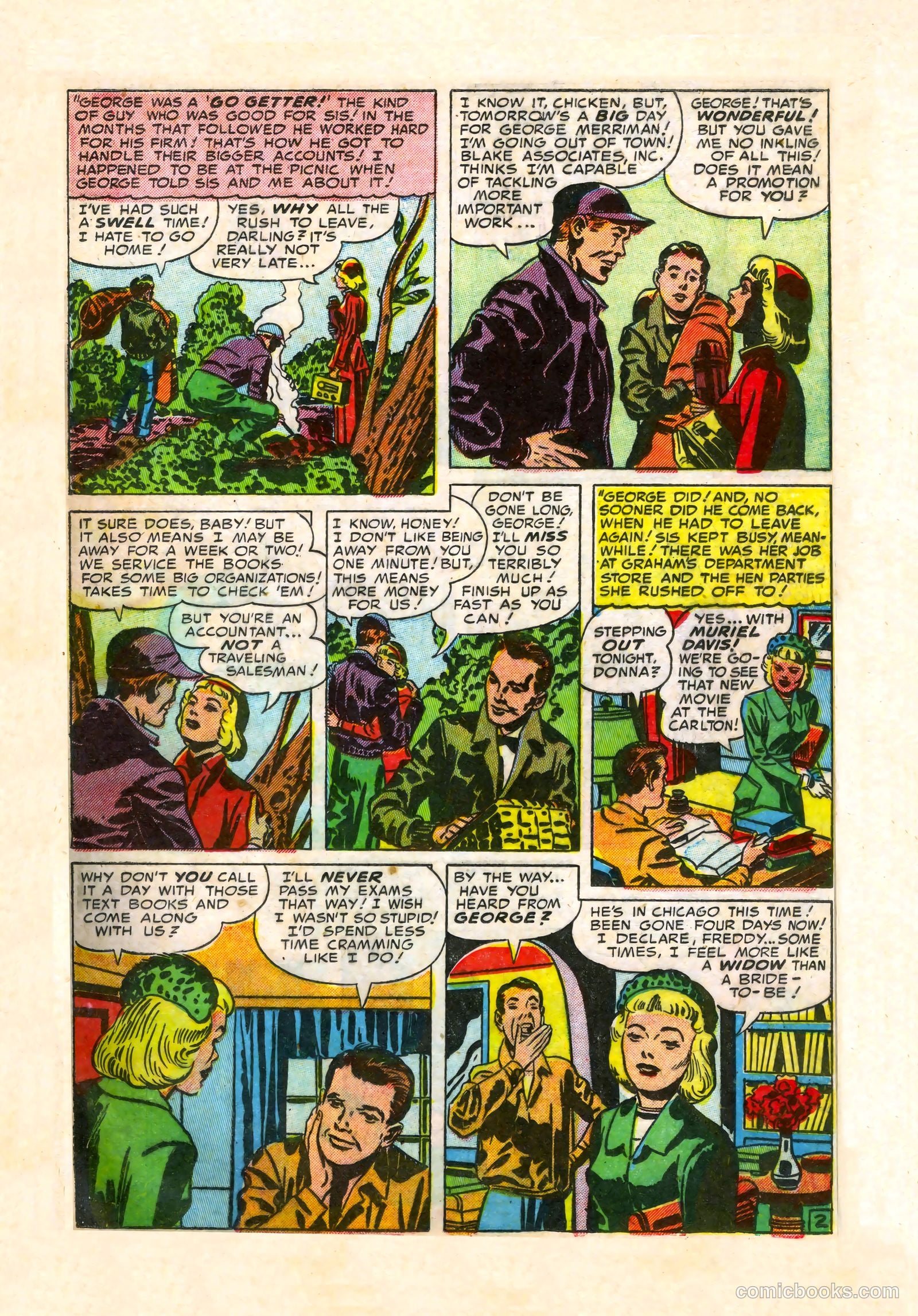Young Romance #66 (1954) — page 19 of 36