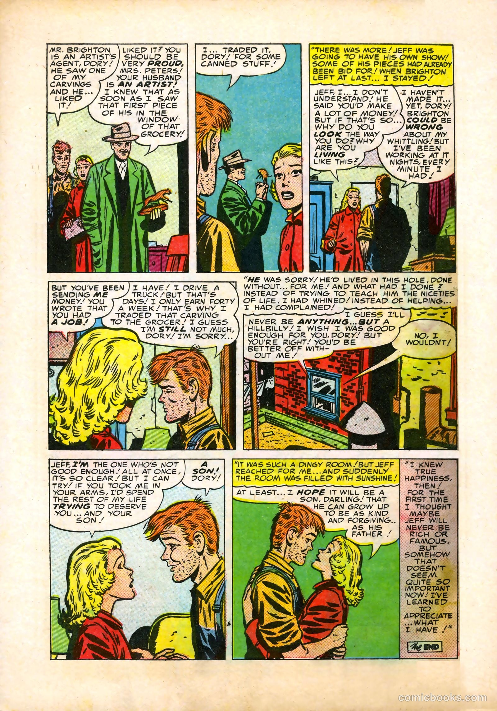 Young Romance #66 (1954) — page 32 of 36