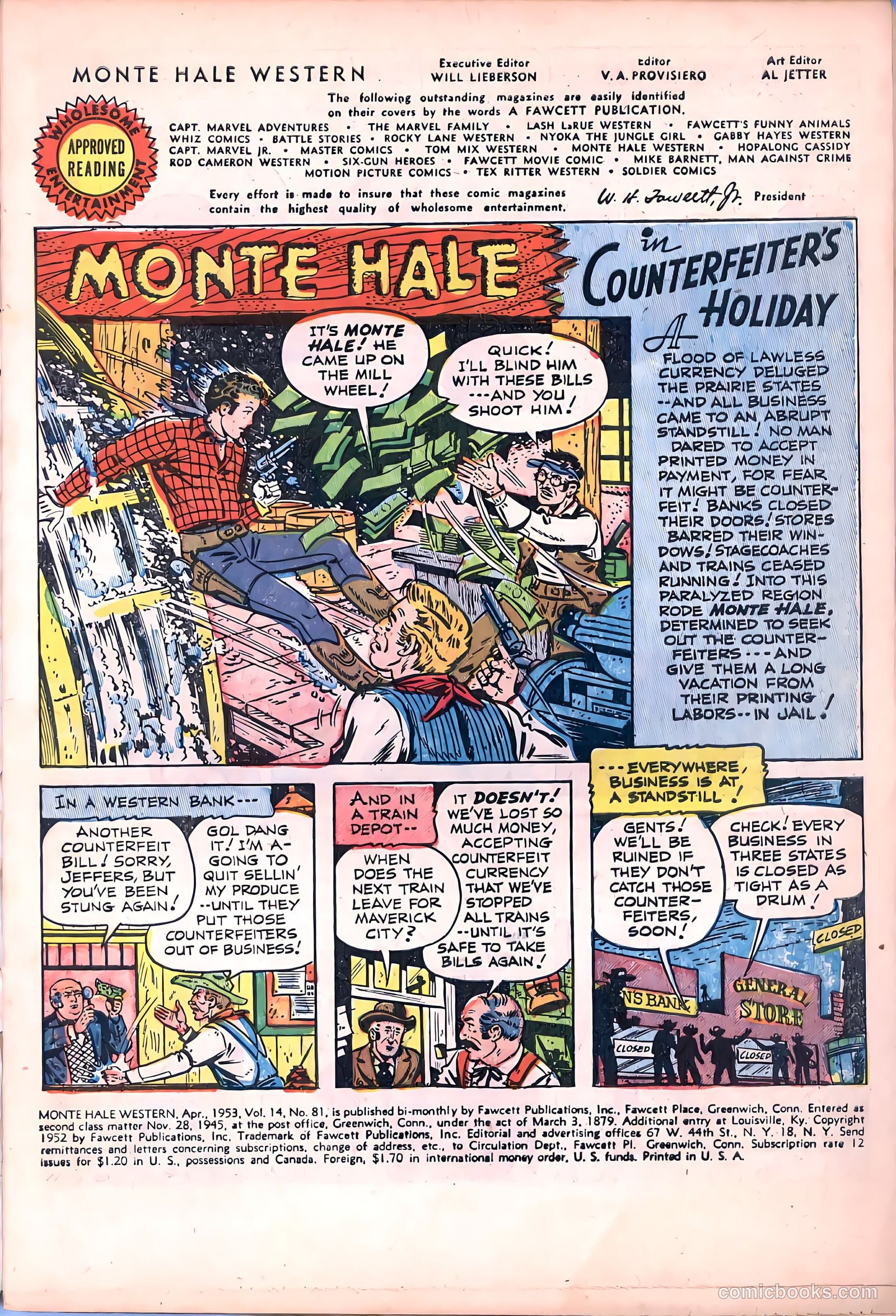 Monte Hale Western #81 (1953) — page 3 of 36