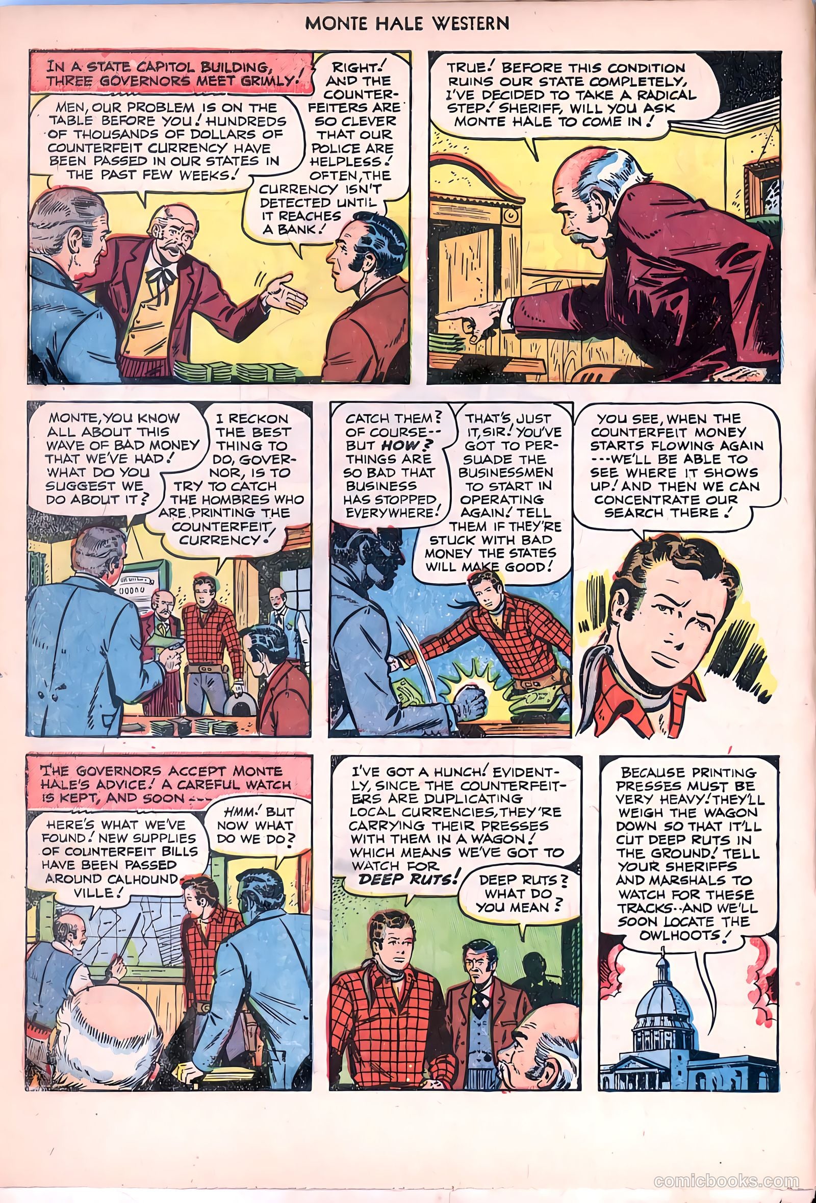Monte Hale Western #81 (1953) — page 4 of 36