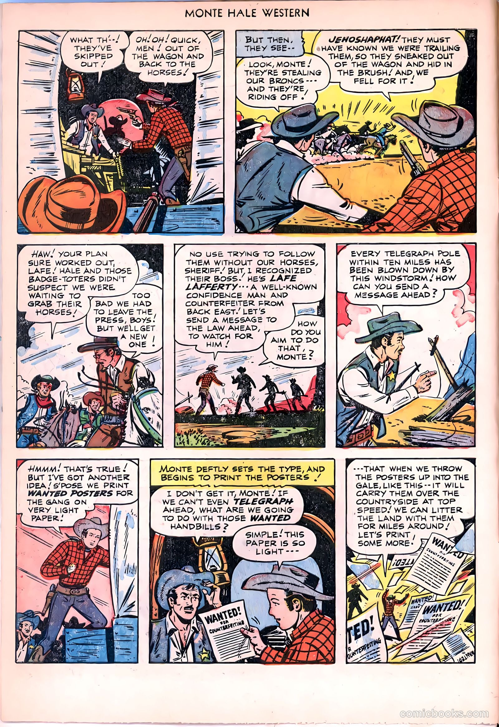 Monte Hale Western #81 (1953) — page 6 of 36