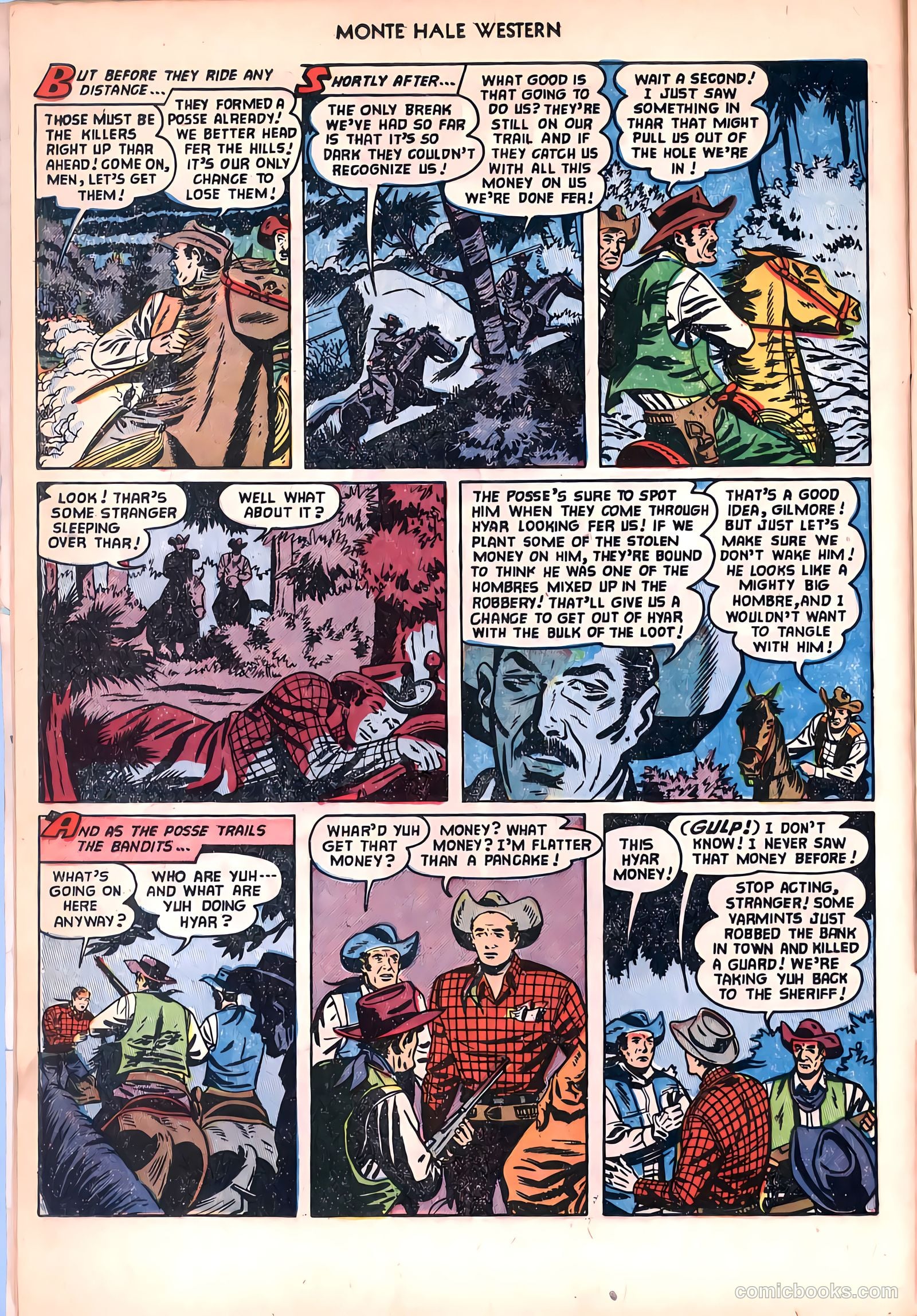 Monte Hale Western #81 (1953) — page 12 of 36