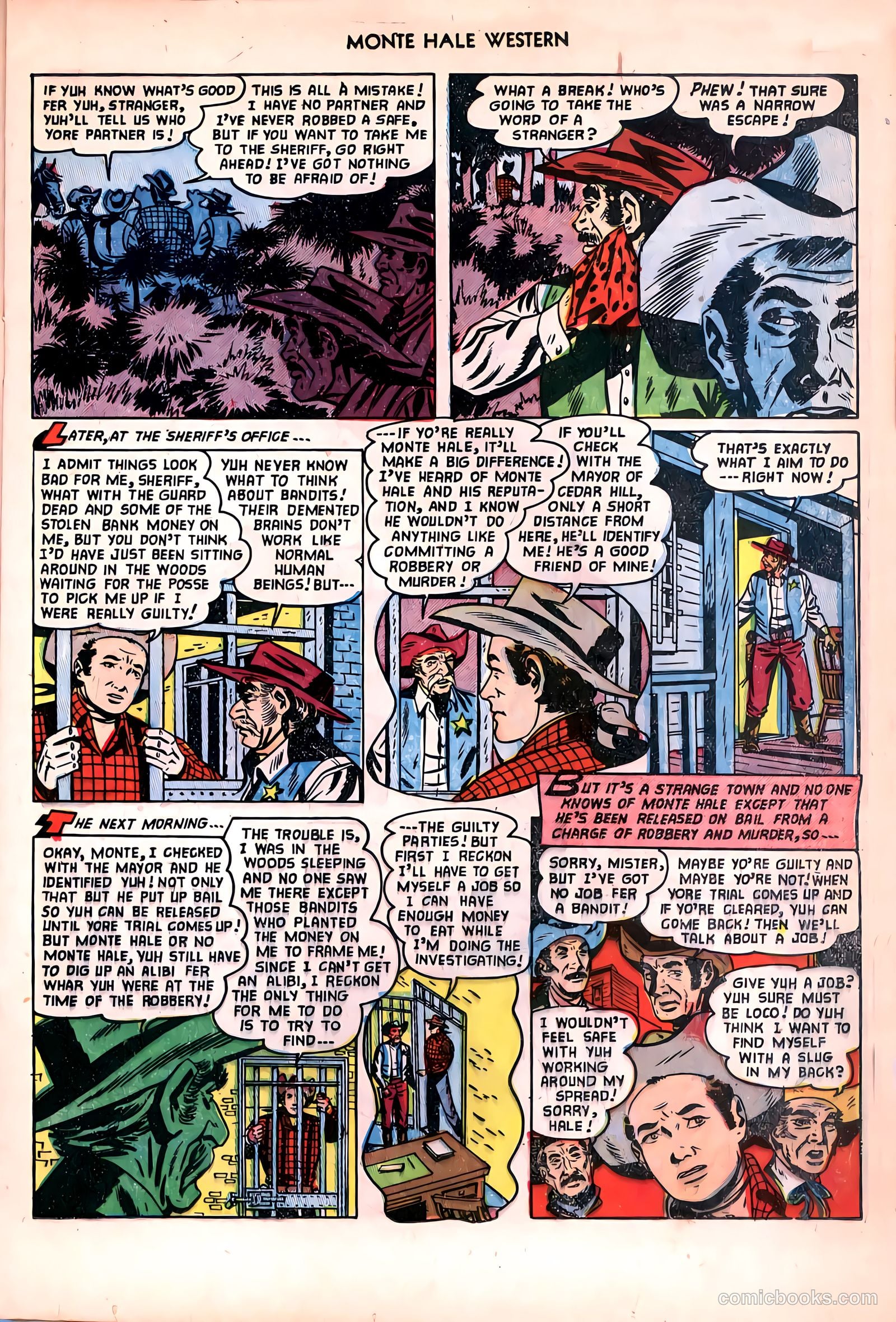 Monte Hale Western #81 (1953) — page 13 of 36