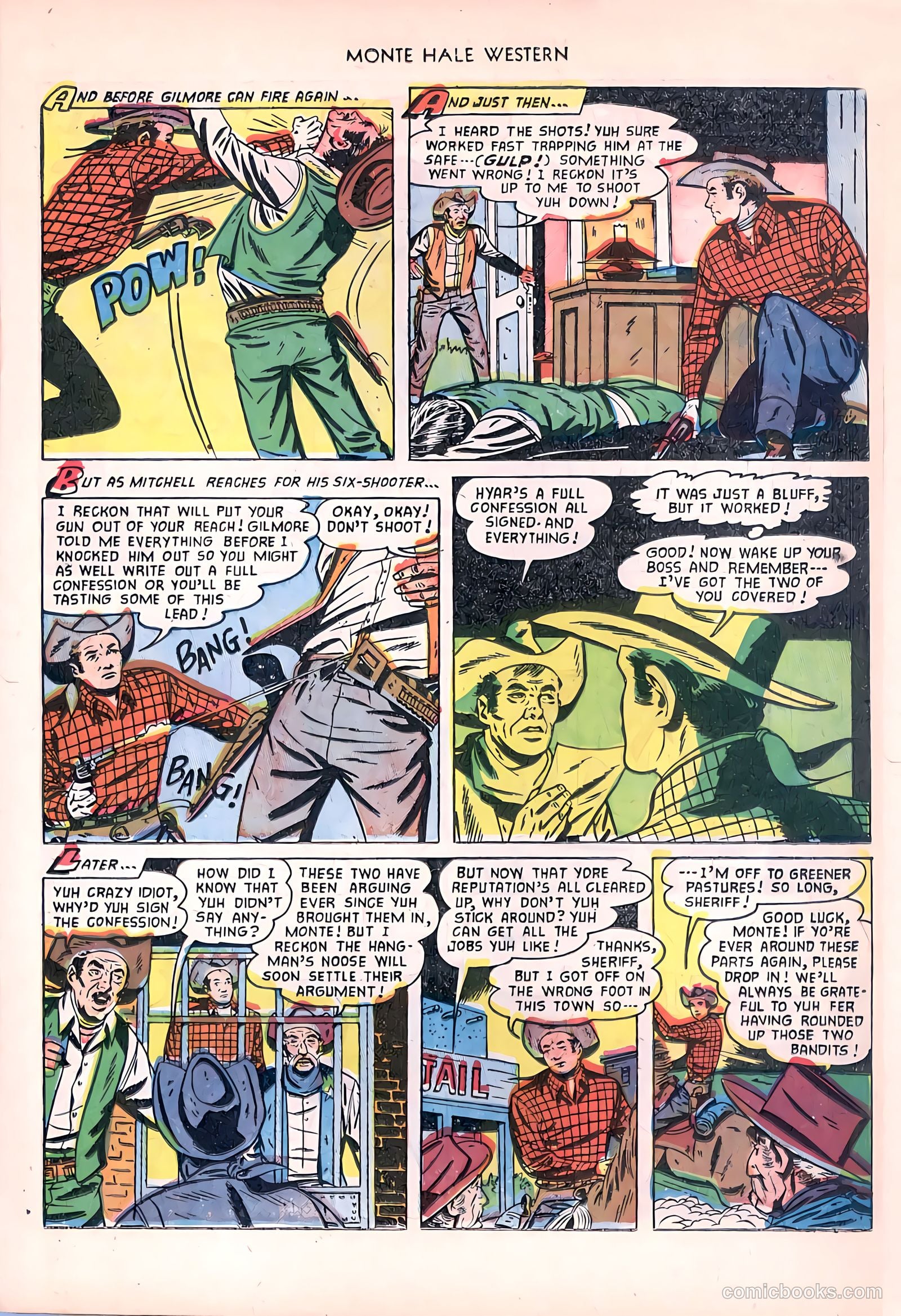 Monte Hale Western #81 (1953) — page 15 of 36