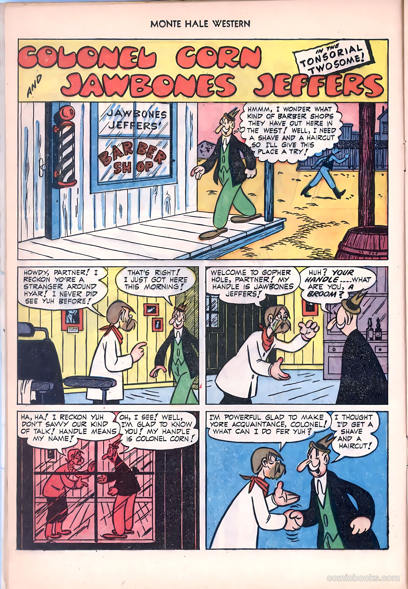 Monte Hale Western #81 (1953) — page 16 of 36