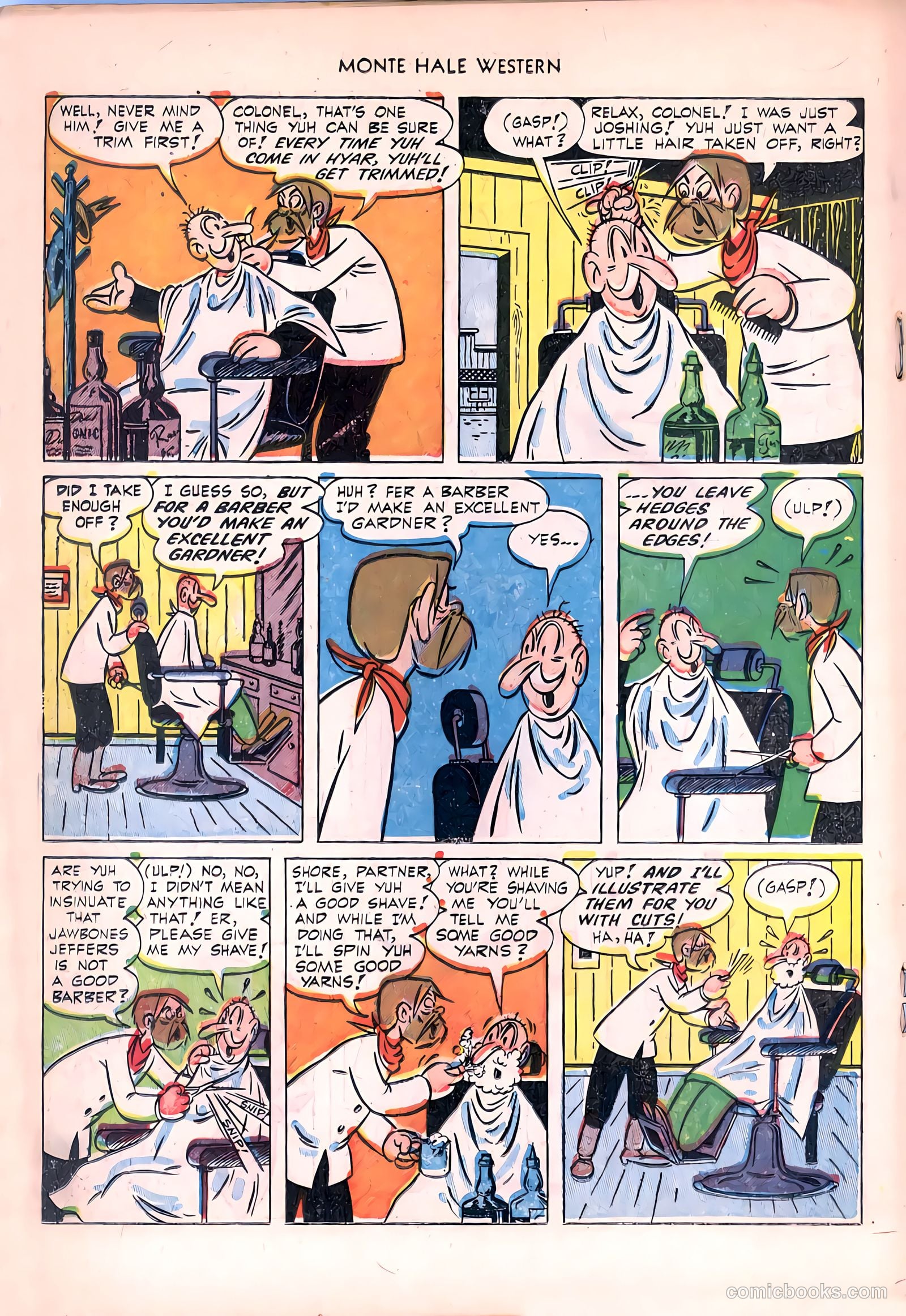 Monte Hale Western #81 (1953) — page 18 of 36